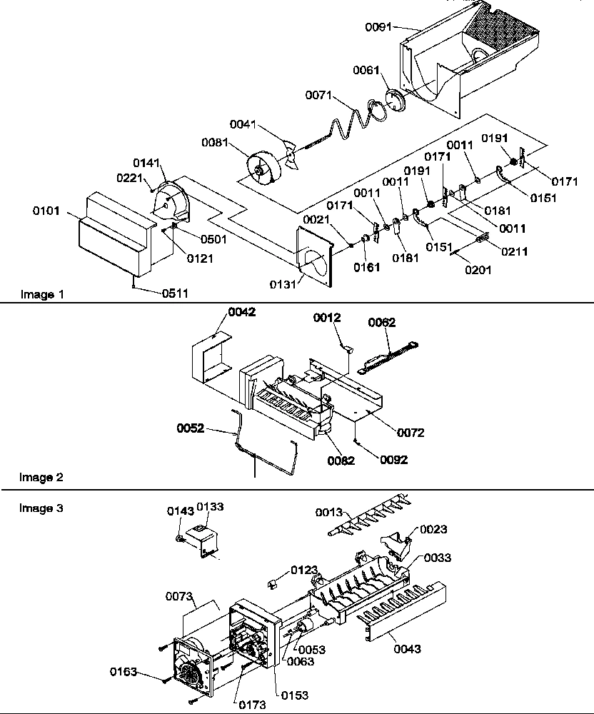 08 - ICE BUCKET AUGER, IM & IM PARTS
