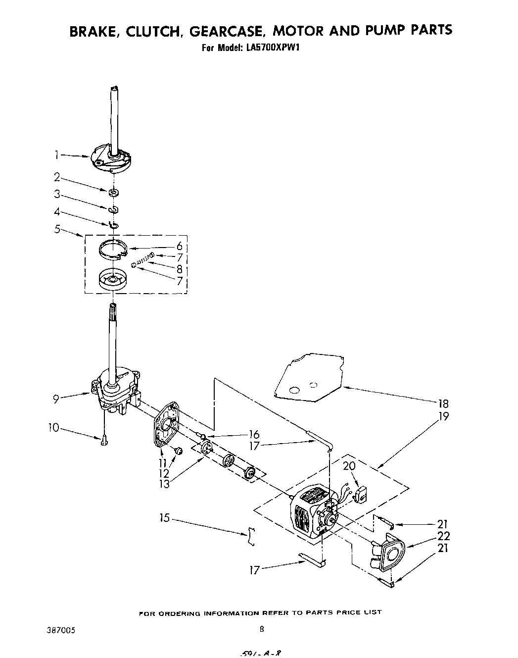 06 - BRAKE, CLUTCH, GEARCASE, MOTOR AND PUMP