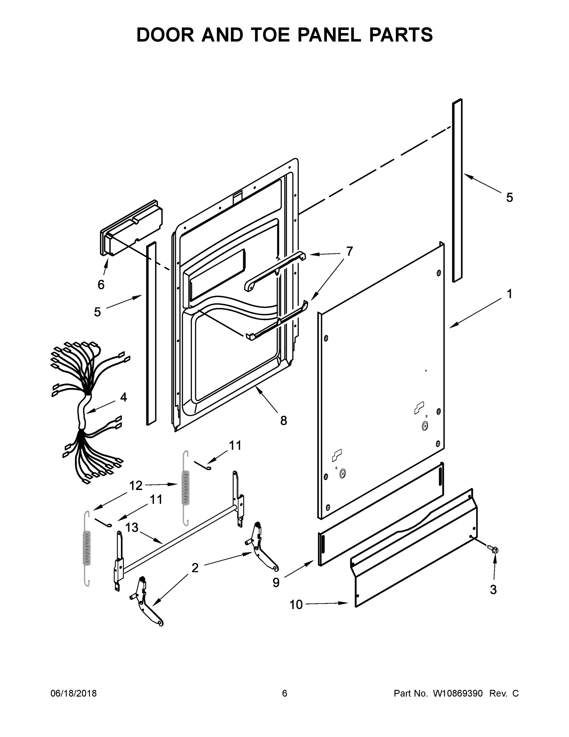 04 - DOOR AND TOE PANEL PARTS