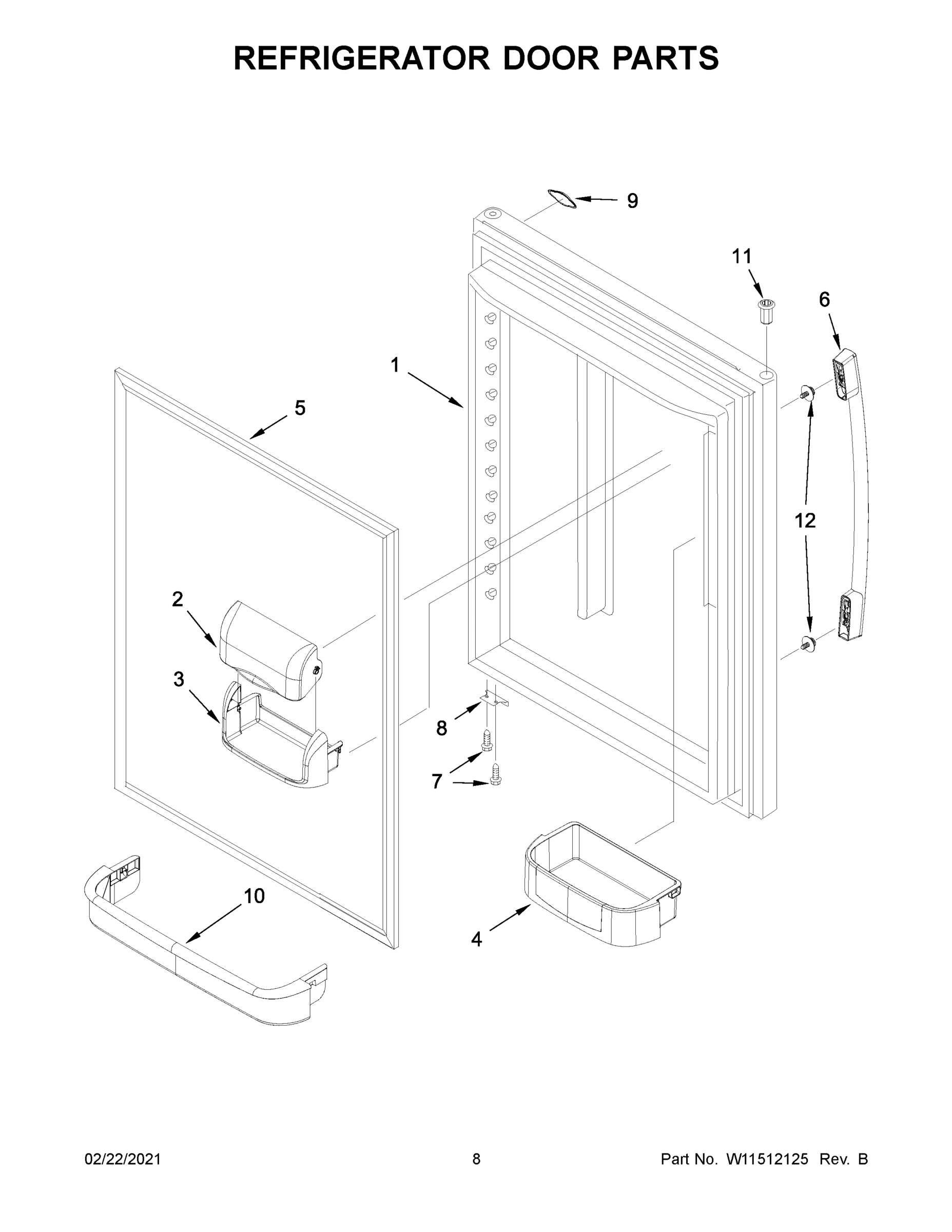 05 - REFRIGERATOR DOOR PARTS