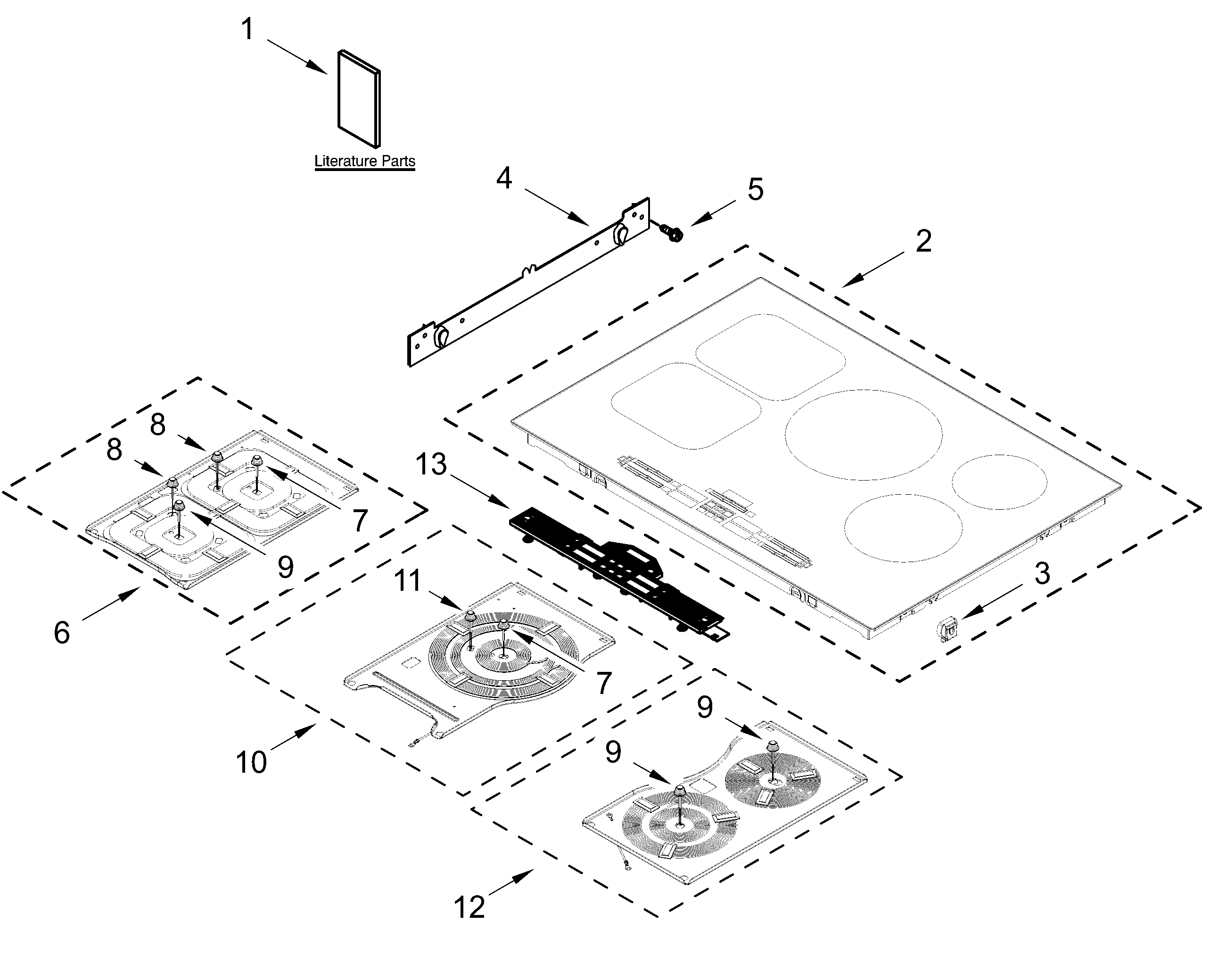COOKTOP PARTS