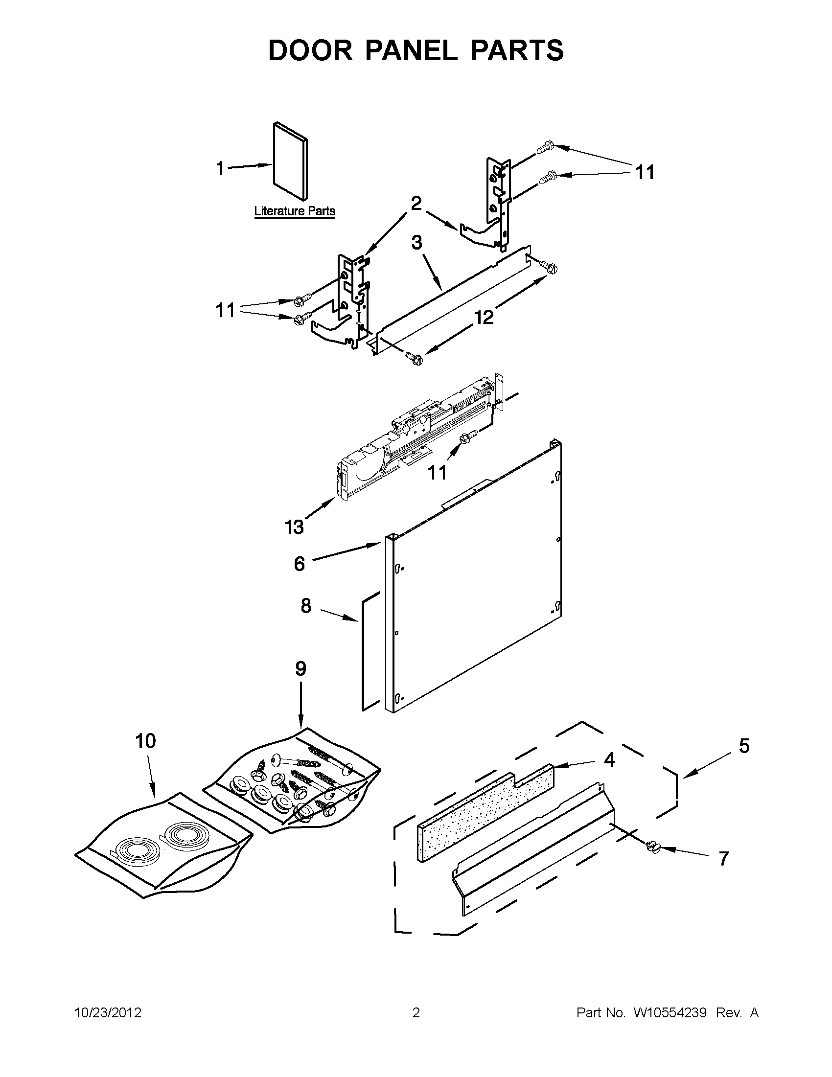 01 - DOOR PANEL PARTS