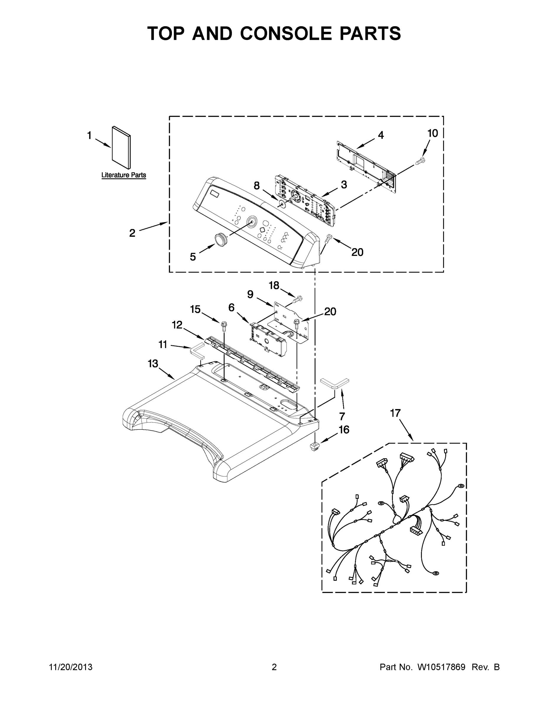 02 - TOP AND CONSOLE PARTS