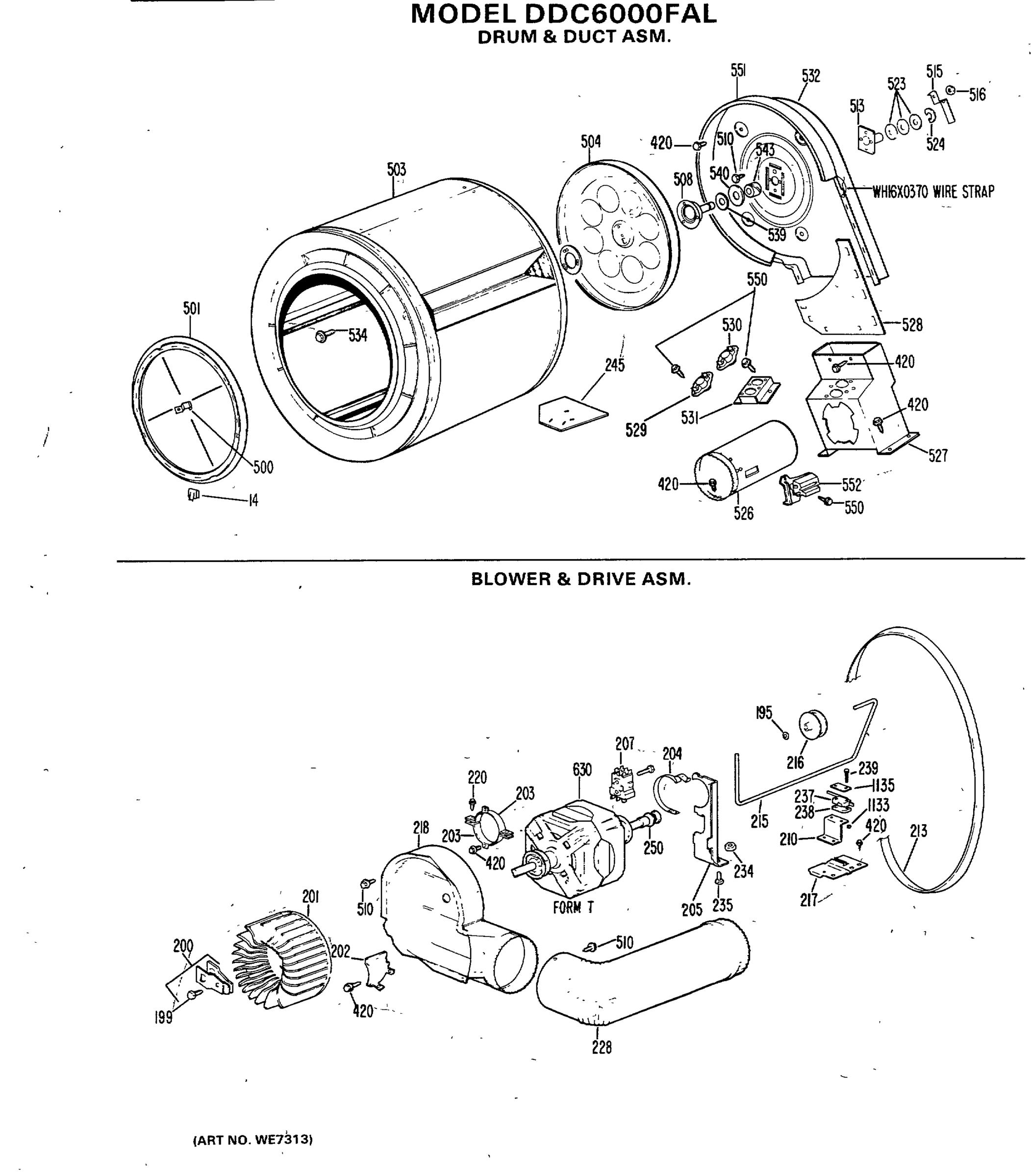 DRUM & DUCT ASM.