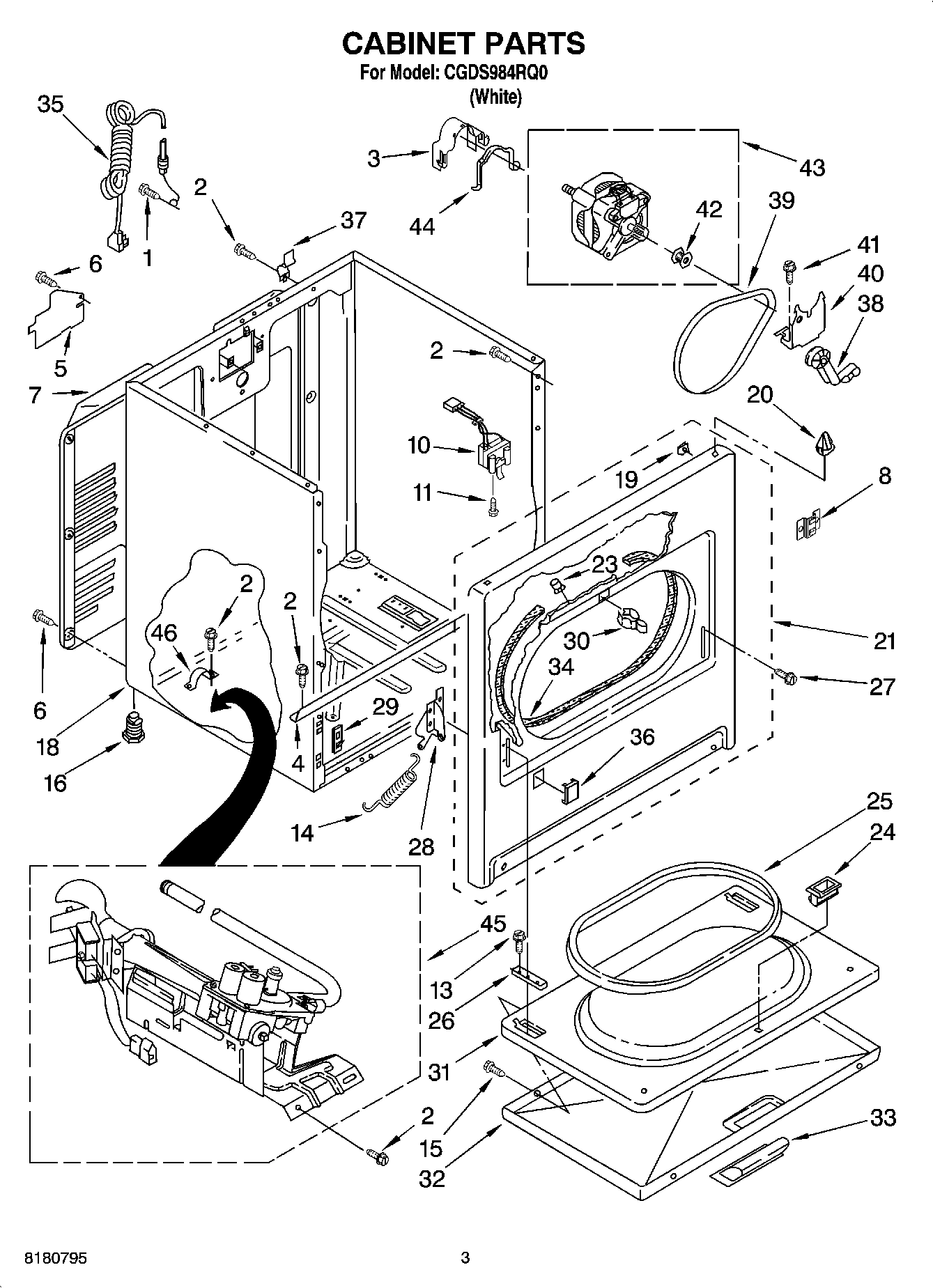 02 - CABINET PARTS