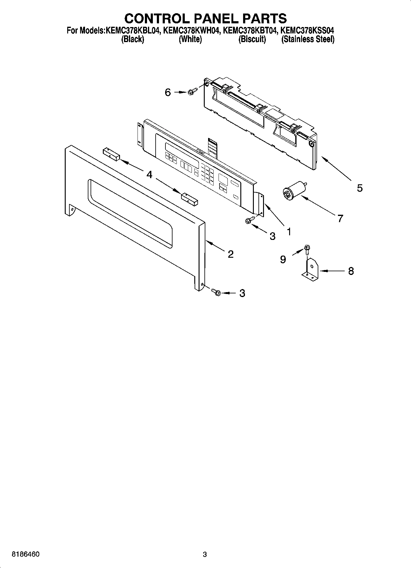 02 - CONTROL PANEL PARTS