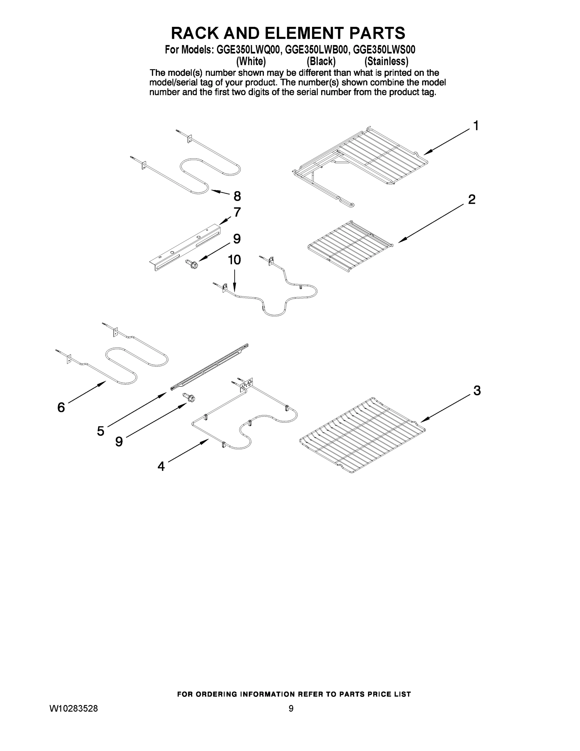 06 - RACK AND ELEMENT PARTS