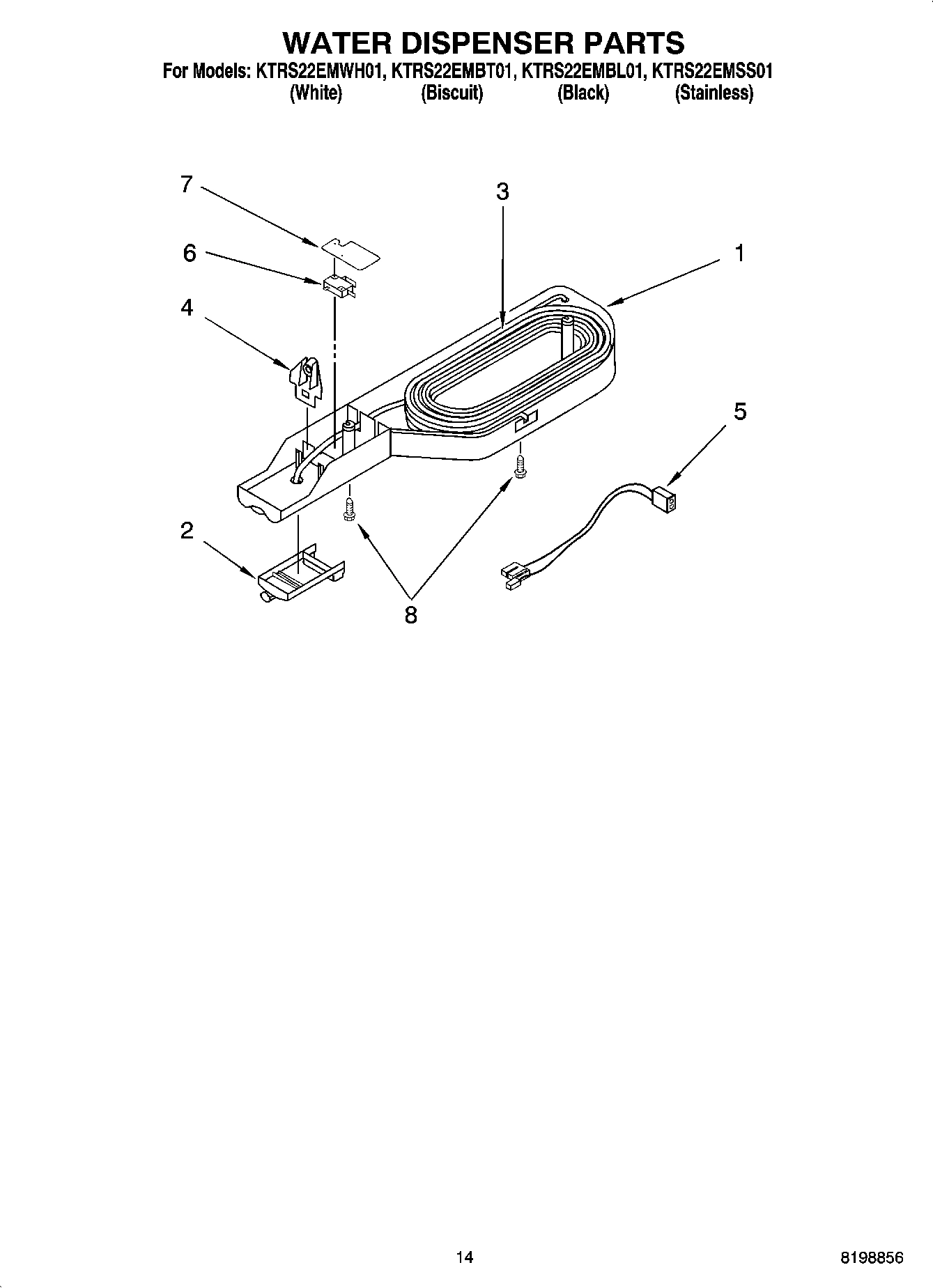 08 - WATER DISPENSER PARTS, OPTIONAL PARTS