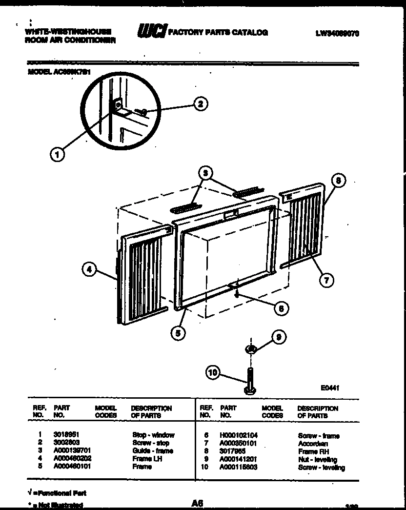 06 - CABINET AND INSTALLATION PARTS
