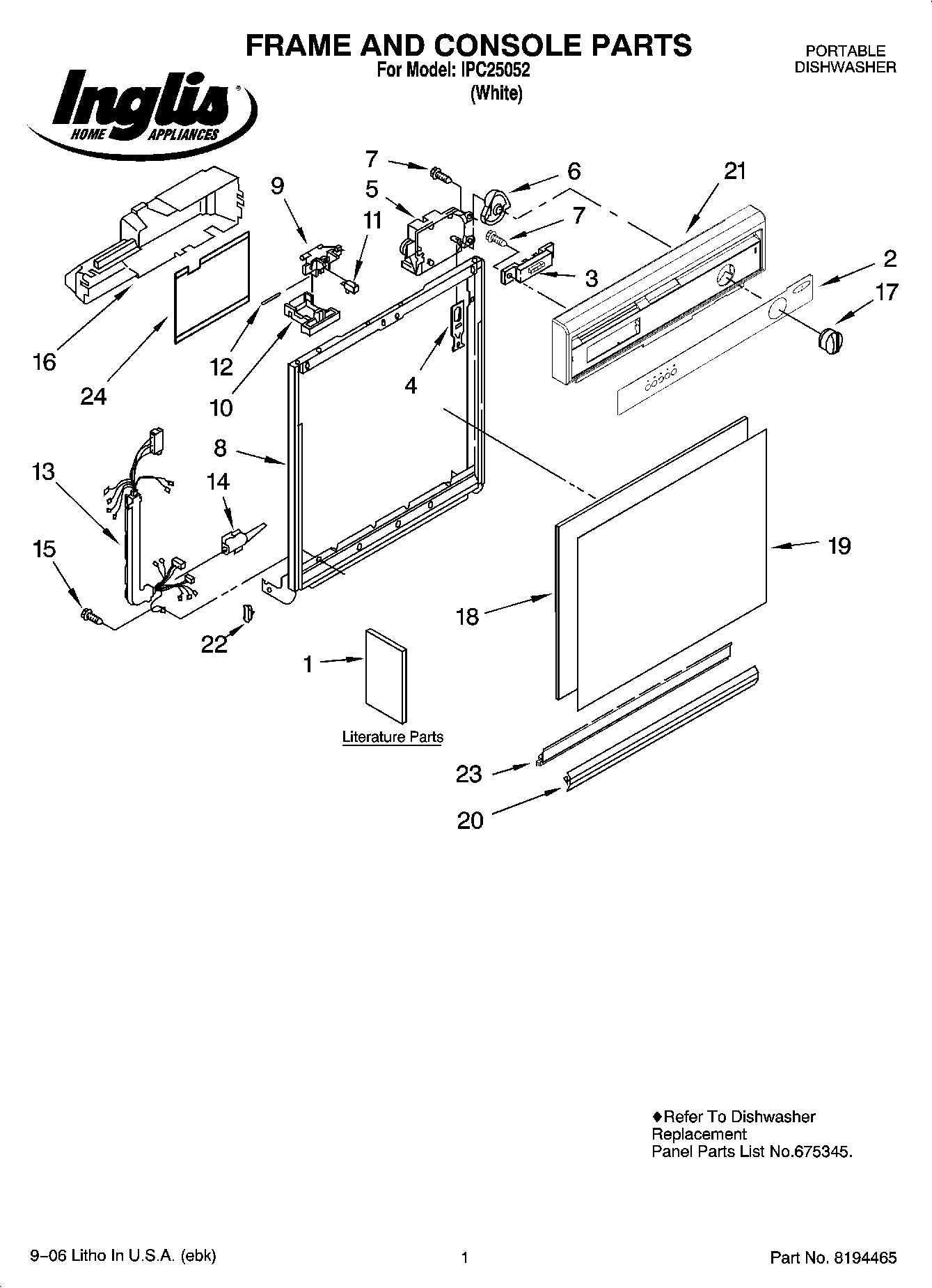 01 - FRAME AND CONSOLE PARTS