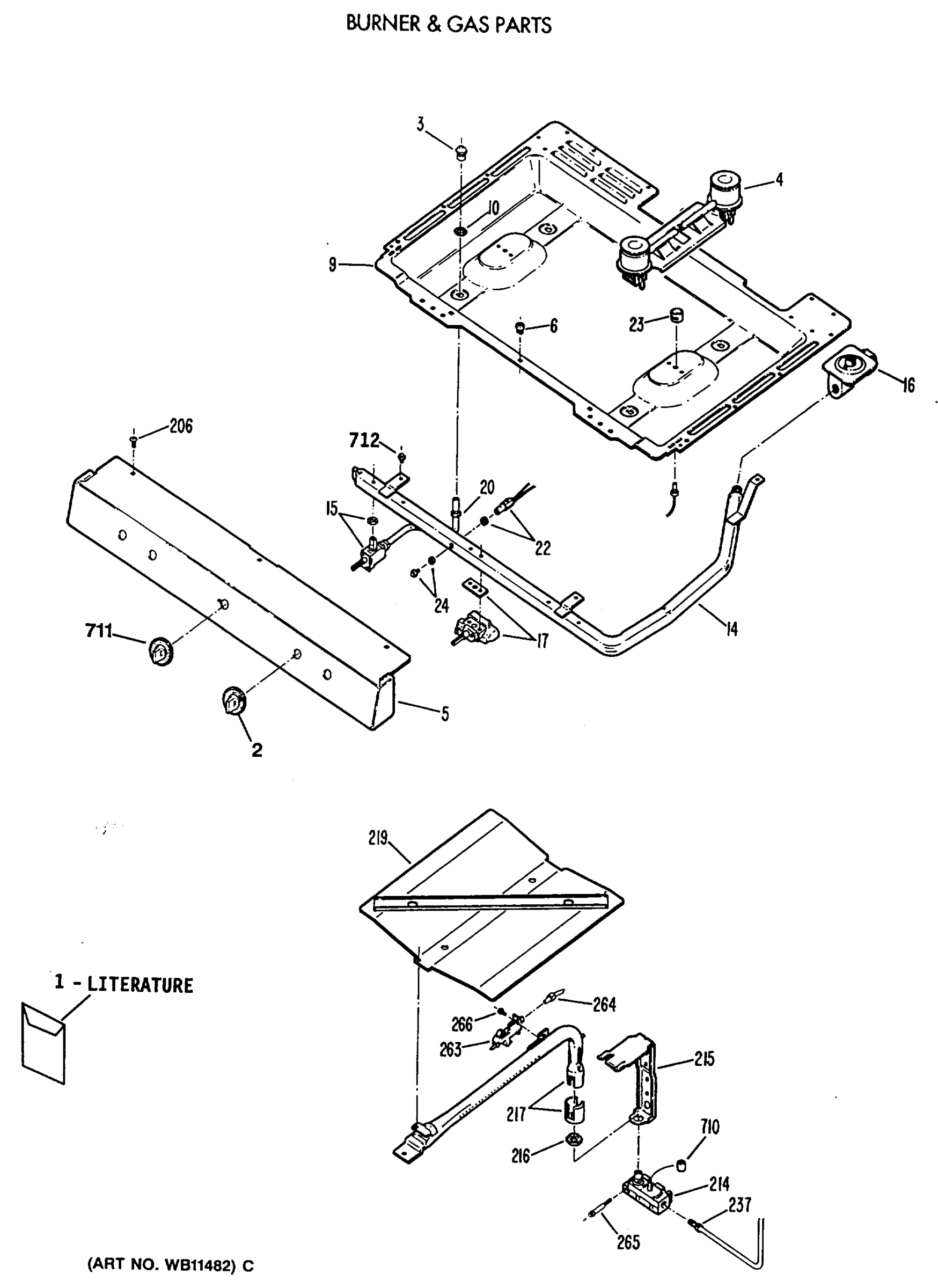 BURNER & GAS PARTS