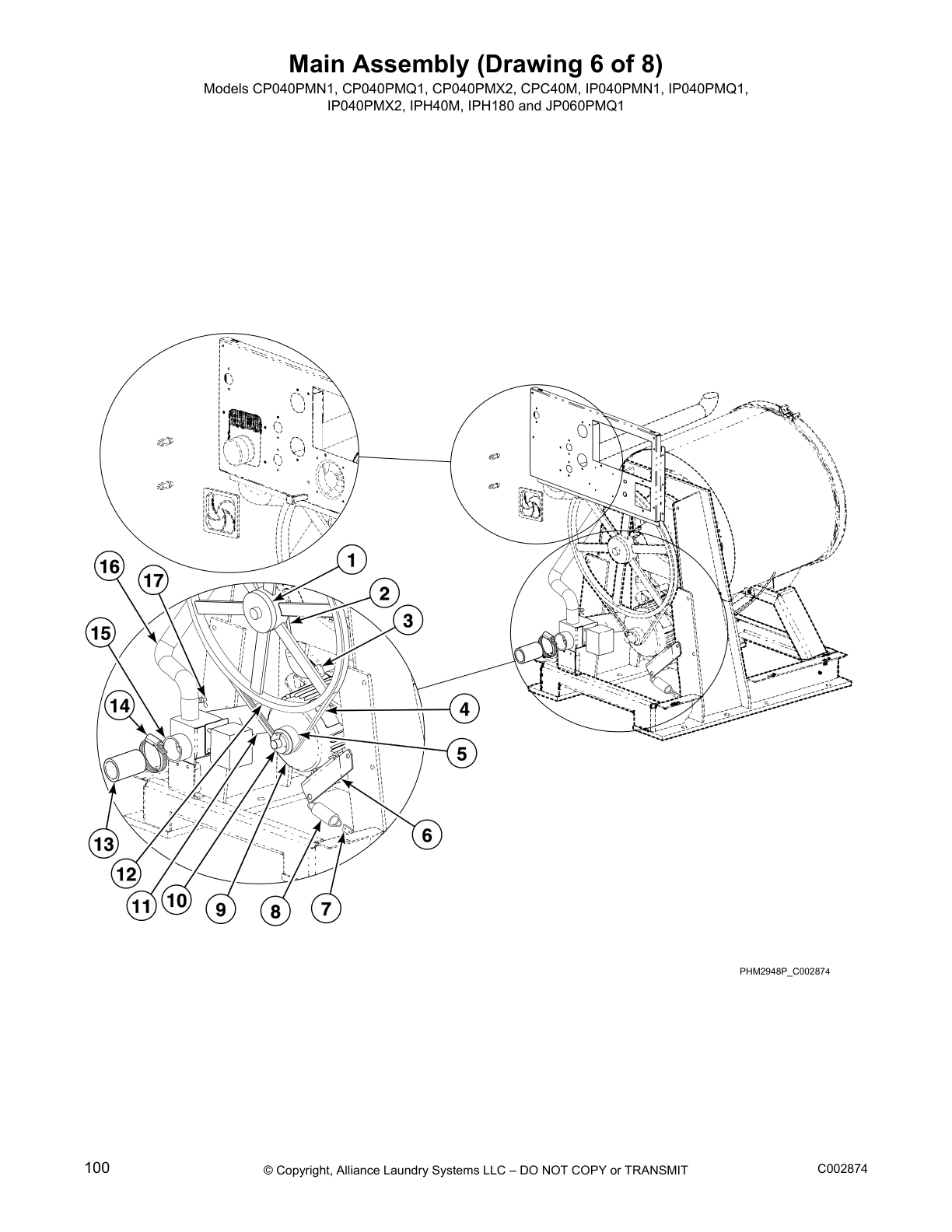 Main Assembly (Drawing 6 of 8)