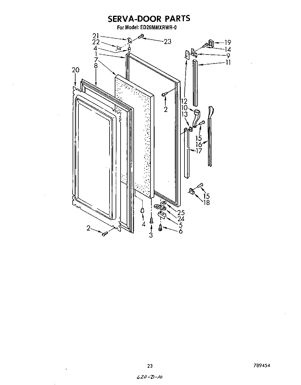 13 - SERVA-DOOR , NOT INCLUDED, OPTIONAL