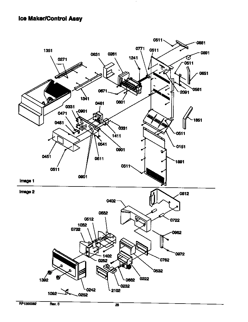 09 - ICE MAKER/CONTROL ASSY