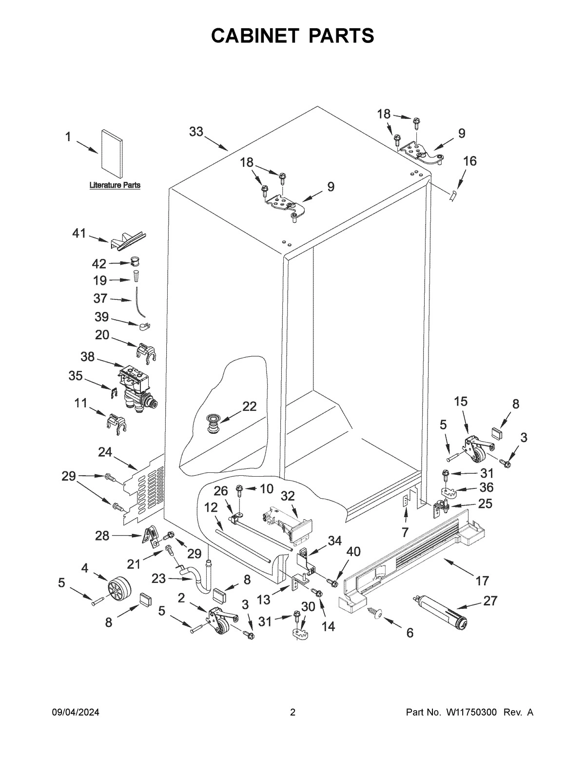 02 - CABINET PARTS