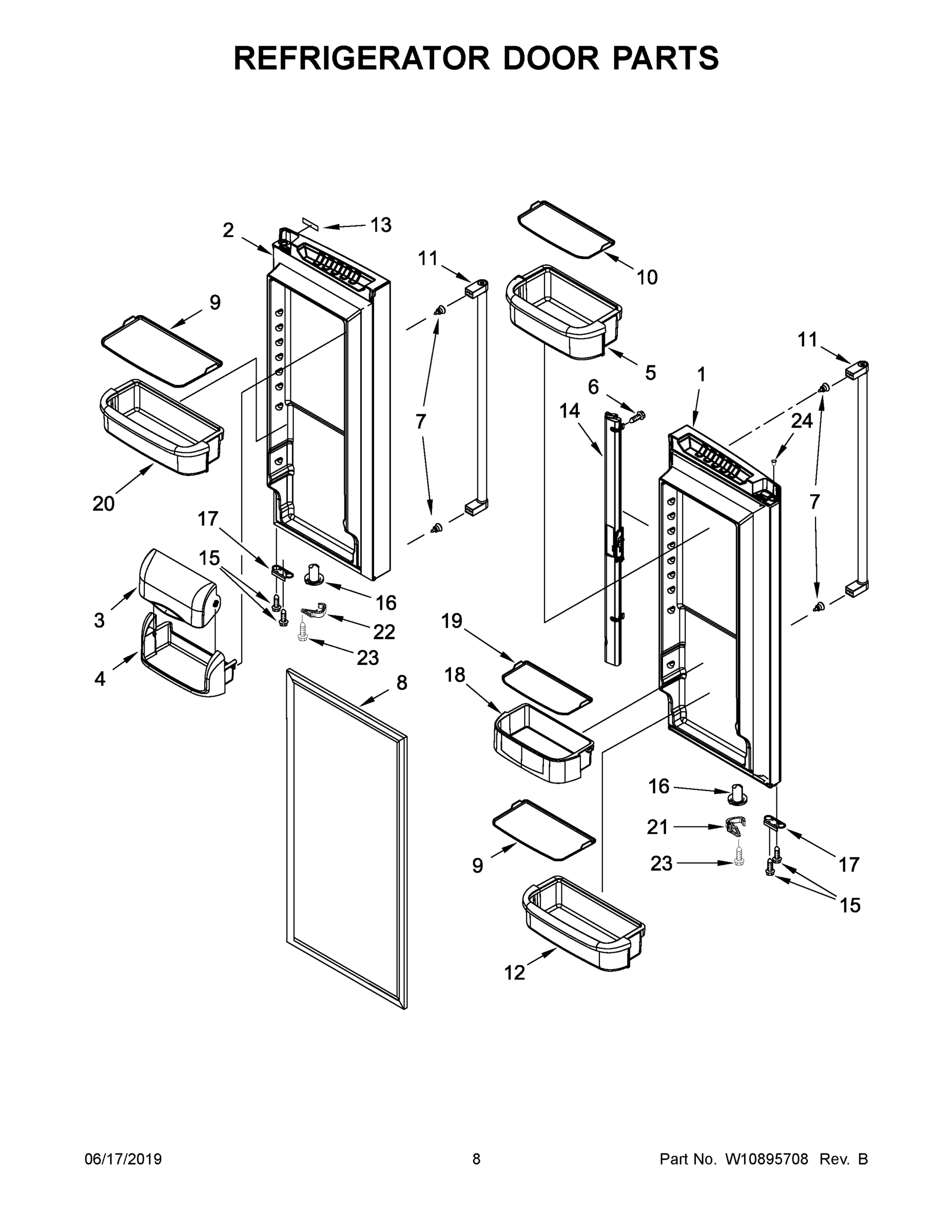 05 - REFRIGERATOR DOOR PARTS