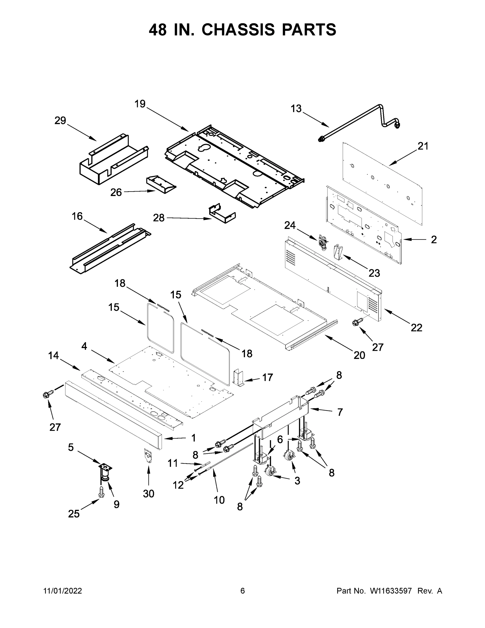 04 - 48 IN. CHASSIS PARTS
