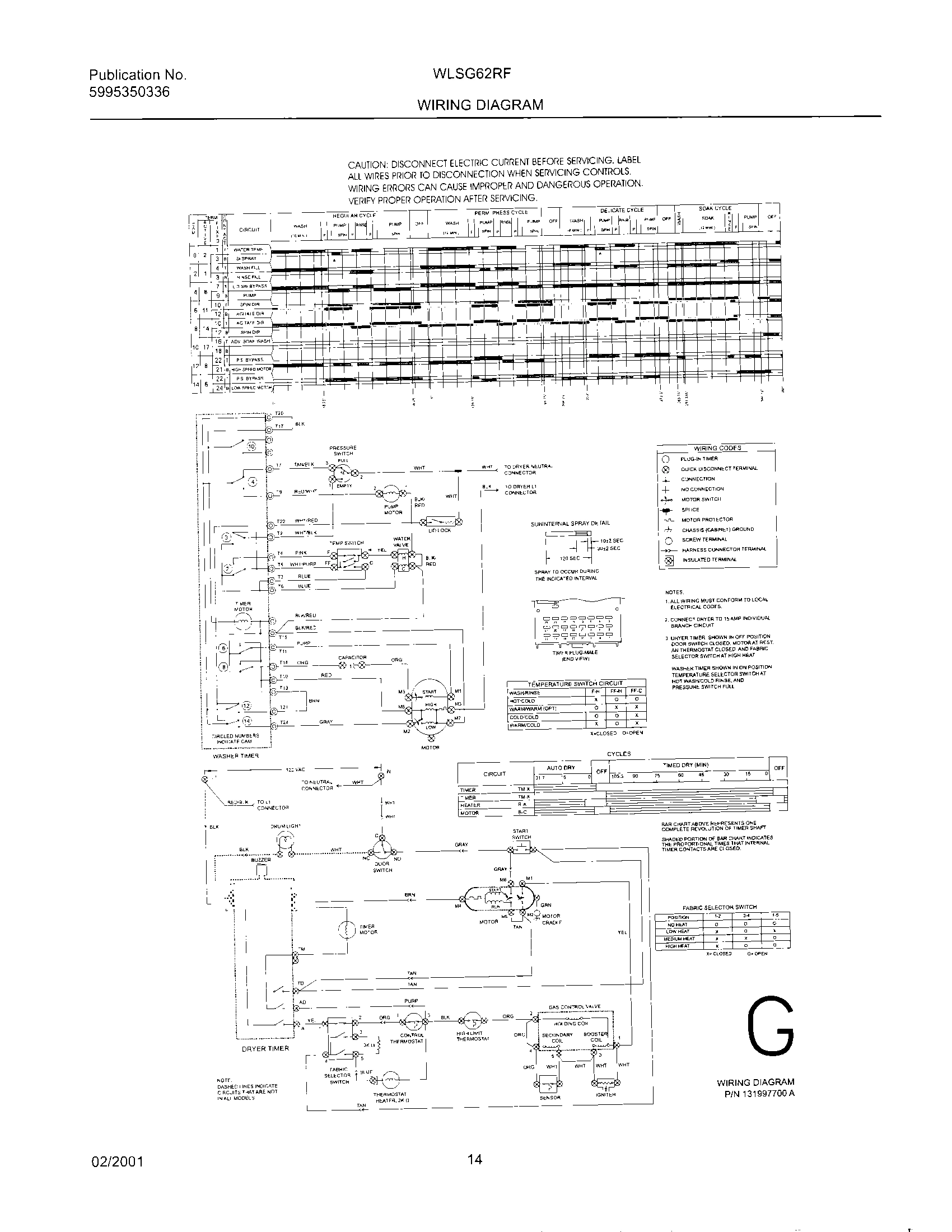 14 - 131997700 WIRING DIAGRAM