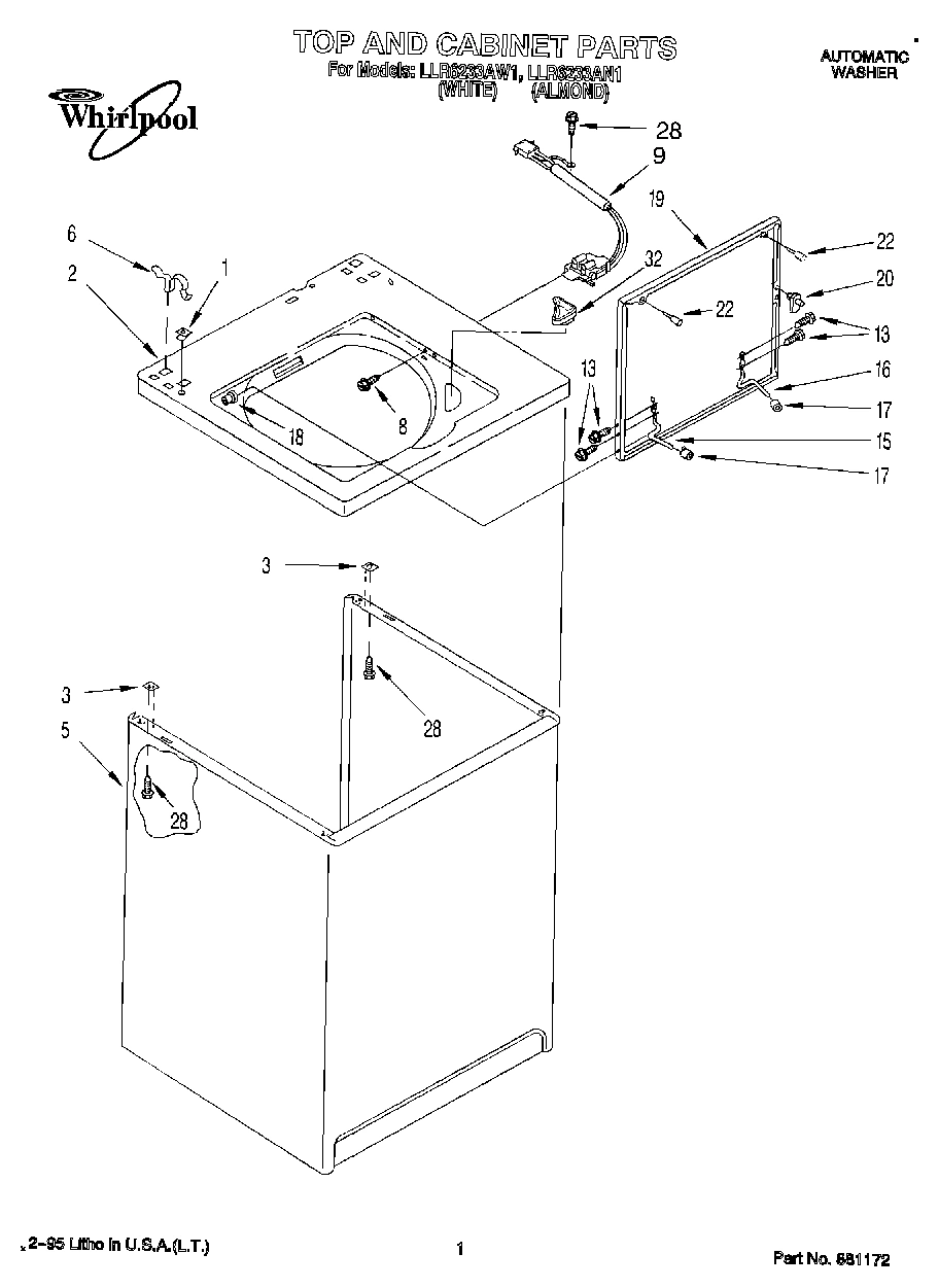 01 - TOP AND CABINET