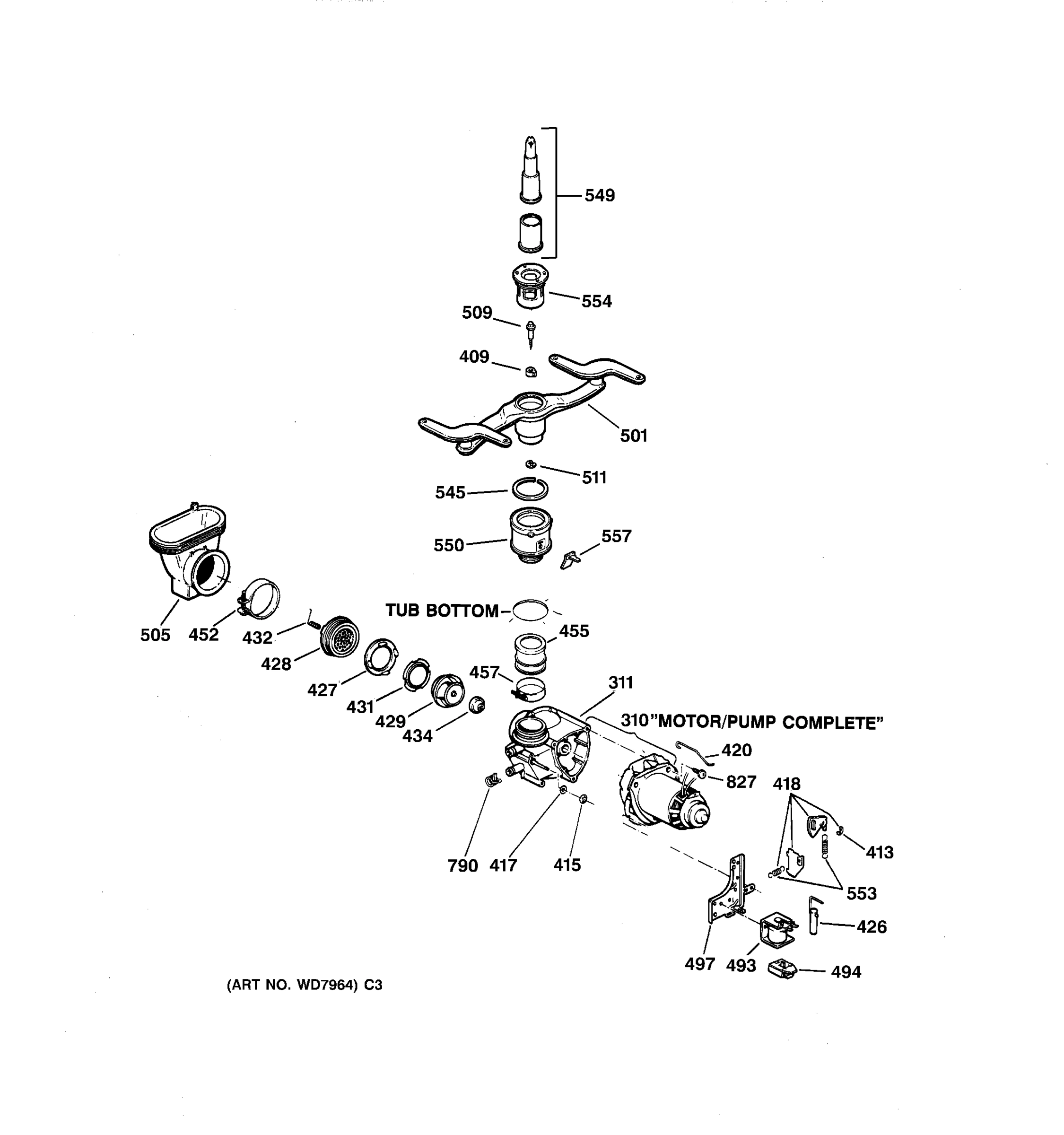 MOTOR-PUMP MECHANISM