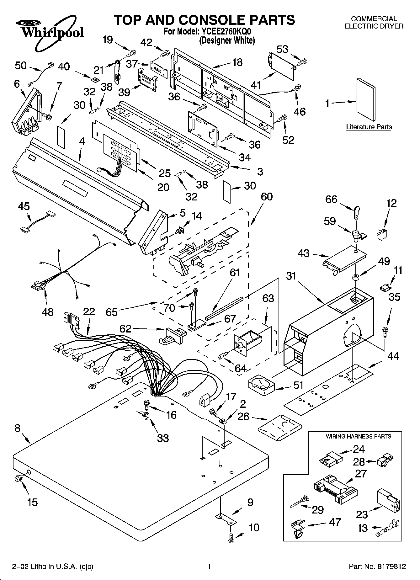 01 - TOP AND CONSOLE PARTS