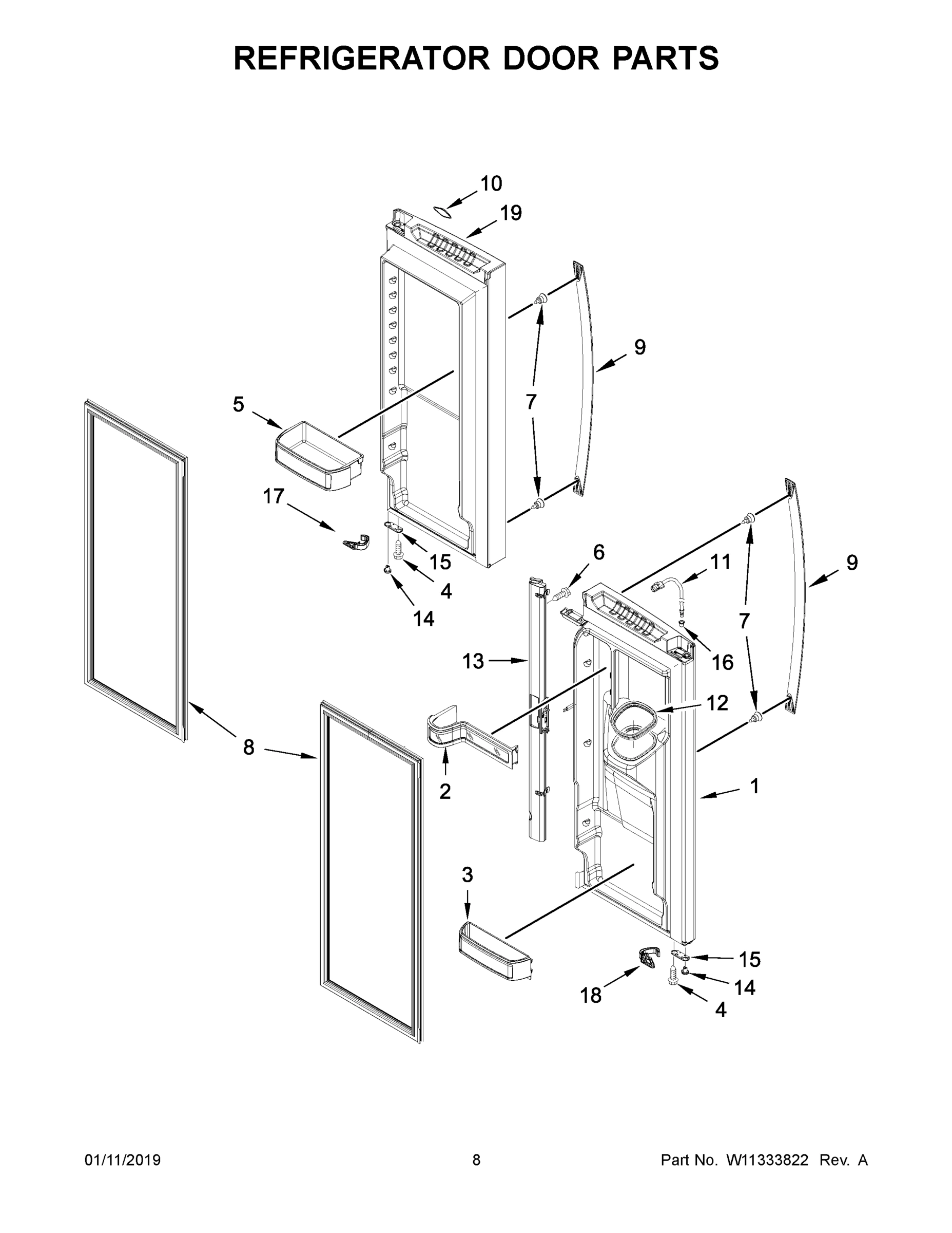 05 - REFRIGERATOR DOOR PARTS