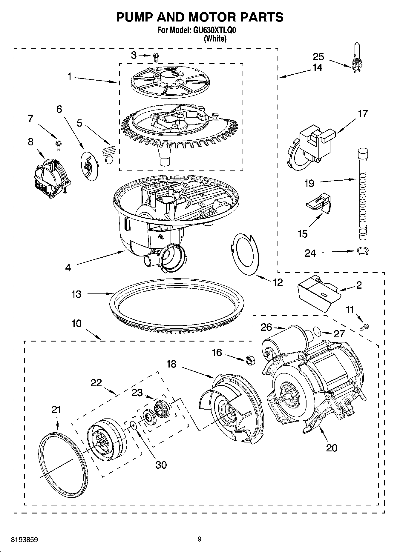 08 - PUMP AND MOTOR PARTS