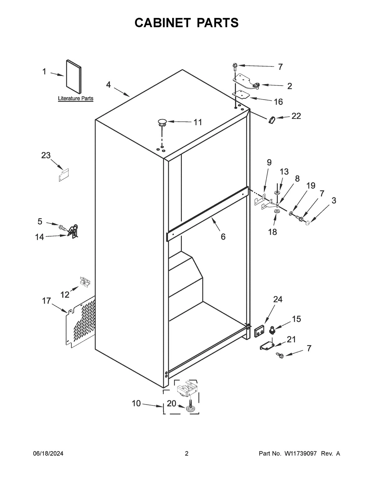 02 - CABINET PARTS