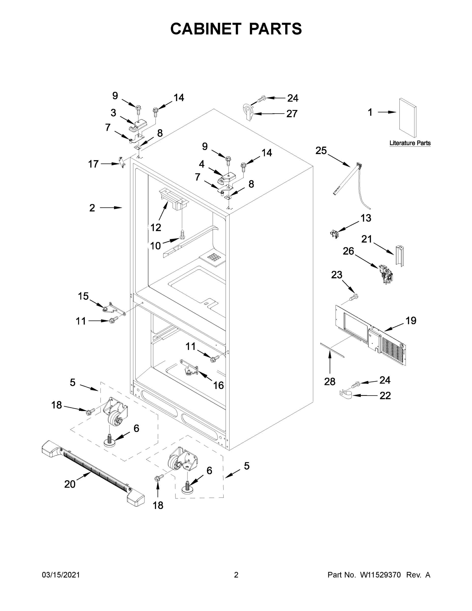 02 - CABINET PARTS