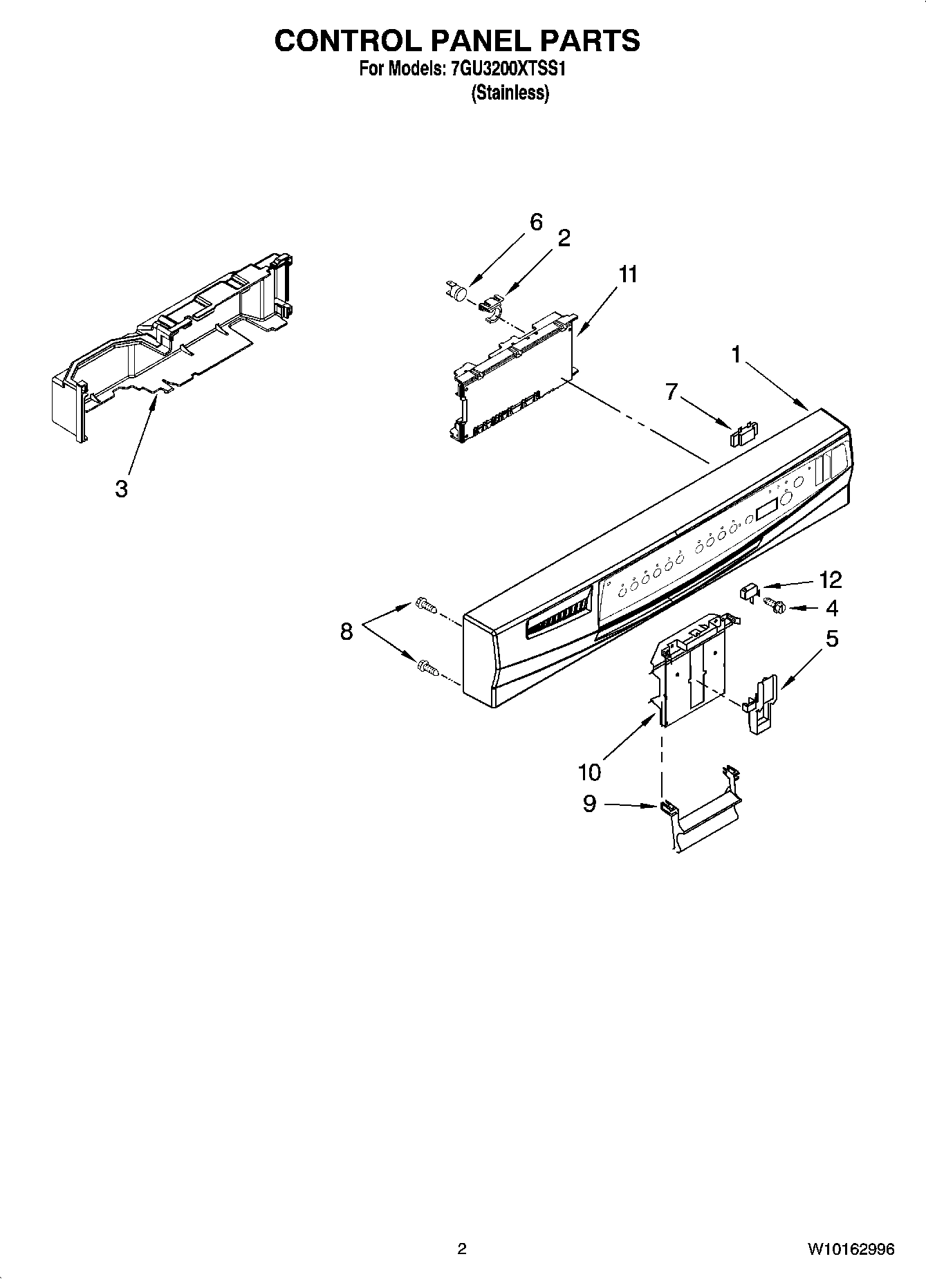 02 - CONTROL PANEL PARTS