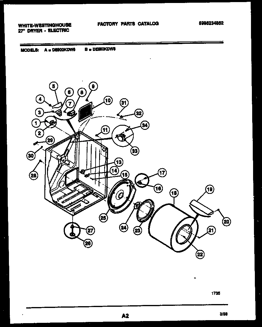 02 - CABINET AND COMPONENT PARTS