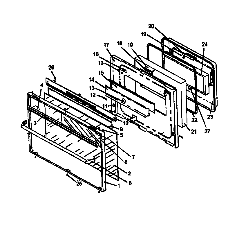 05 - OVEN DOOR ASSY