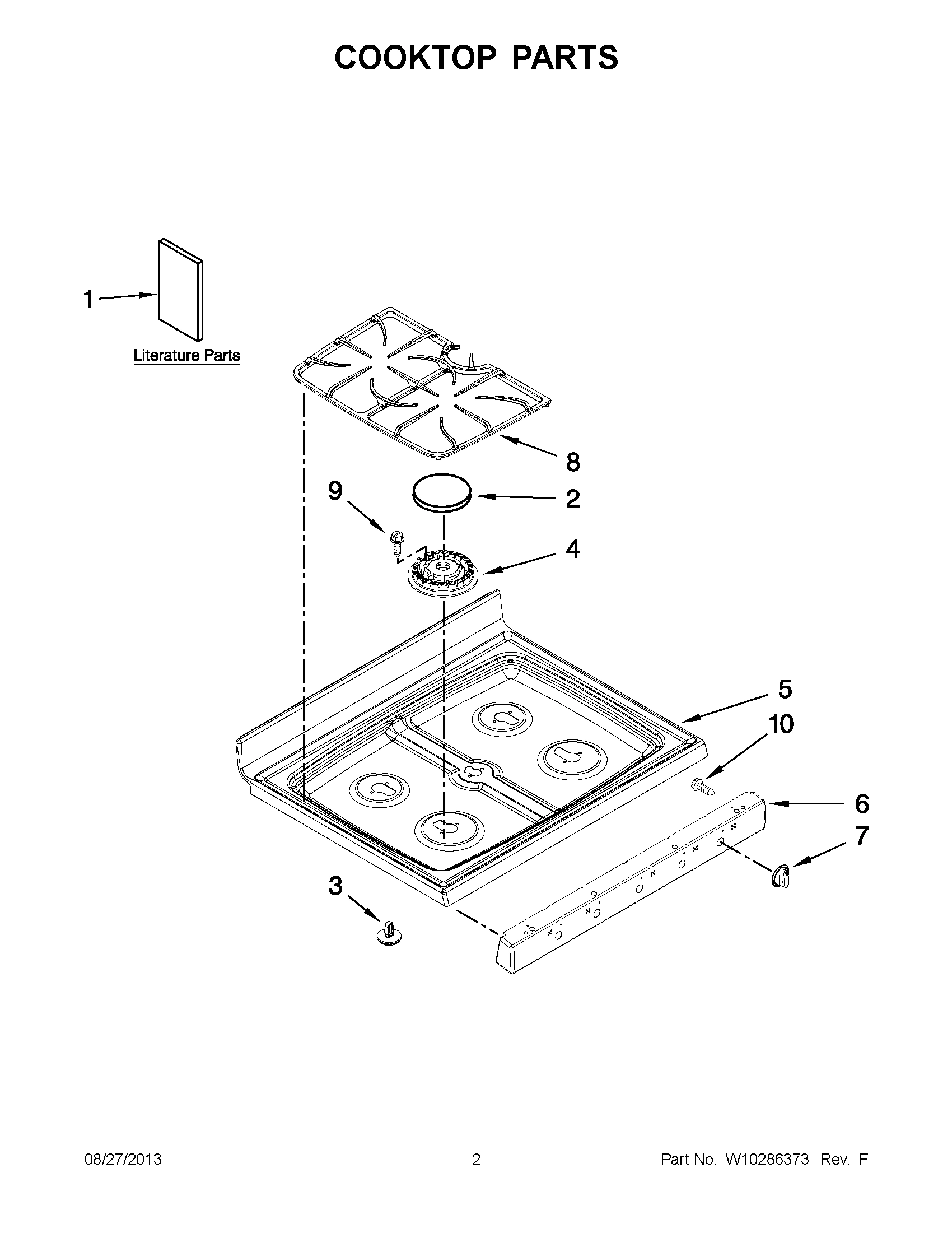 02 - COOKTOP PARTS