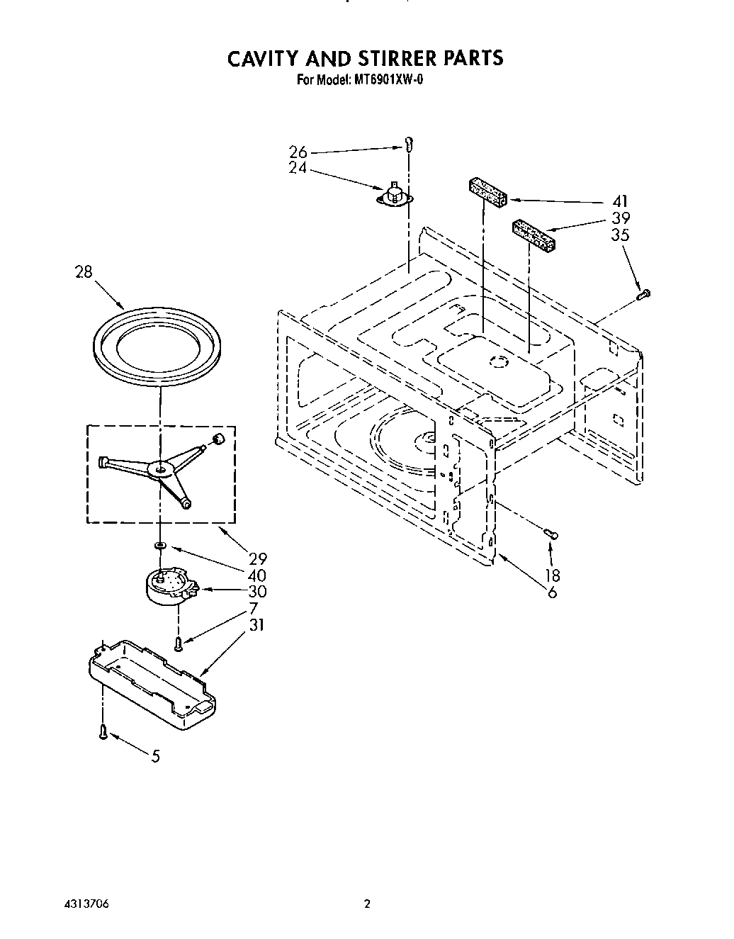 02 - CAVITY AND STIRRER, LIT/OPTIONAL