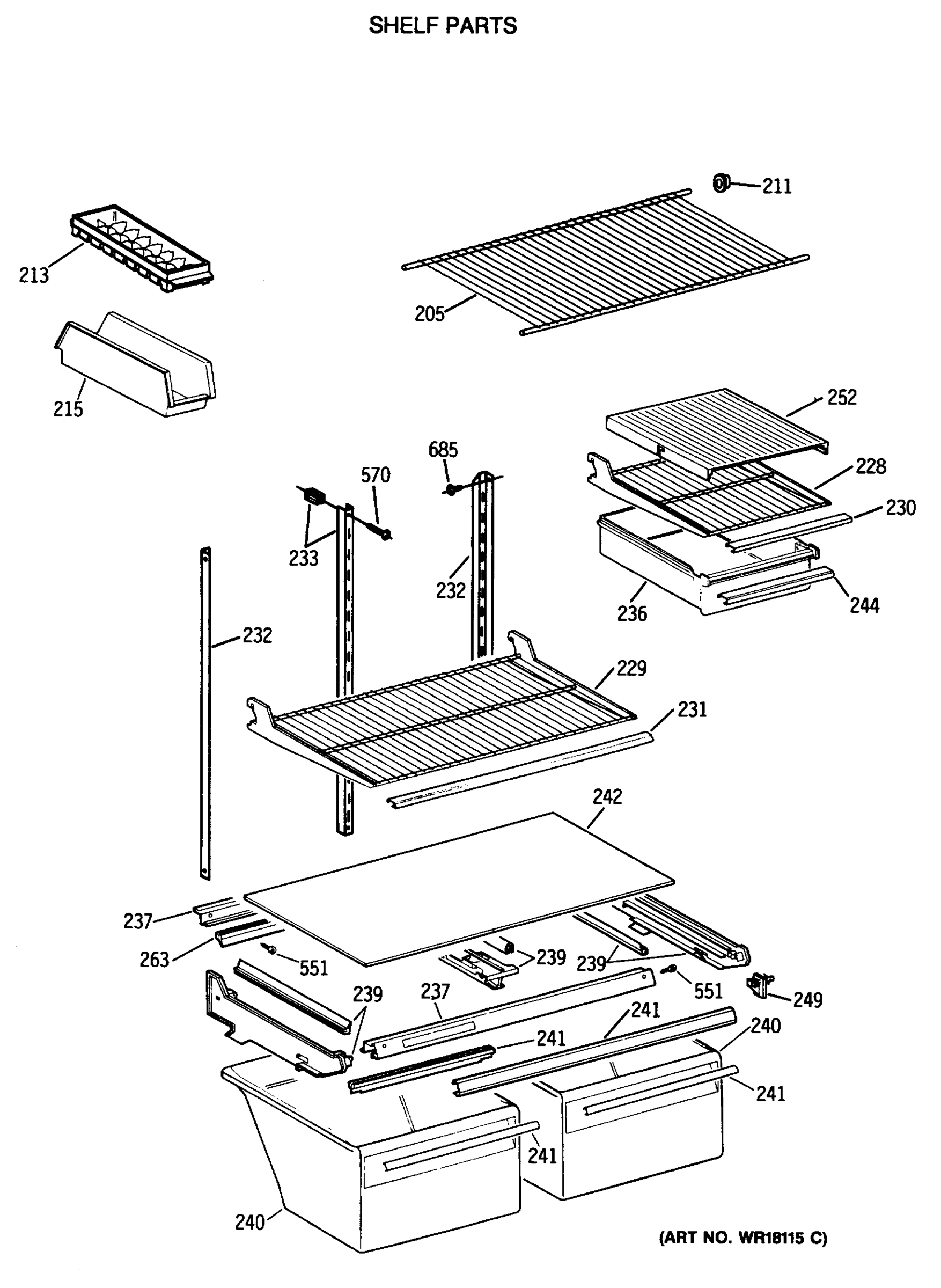 SHELF PARTS