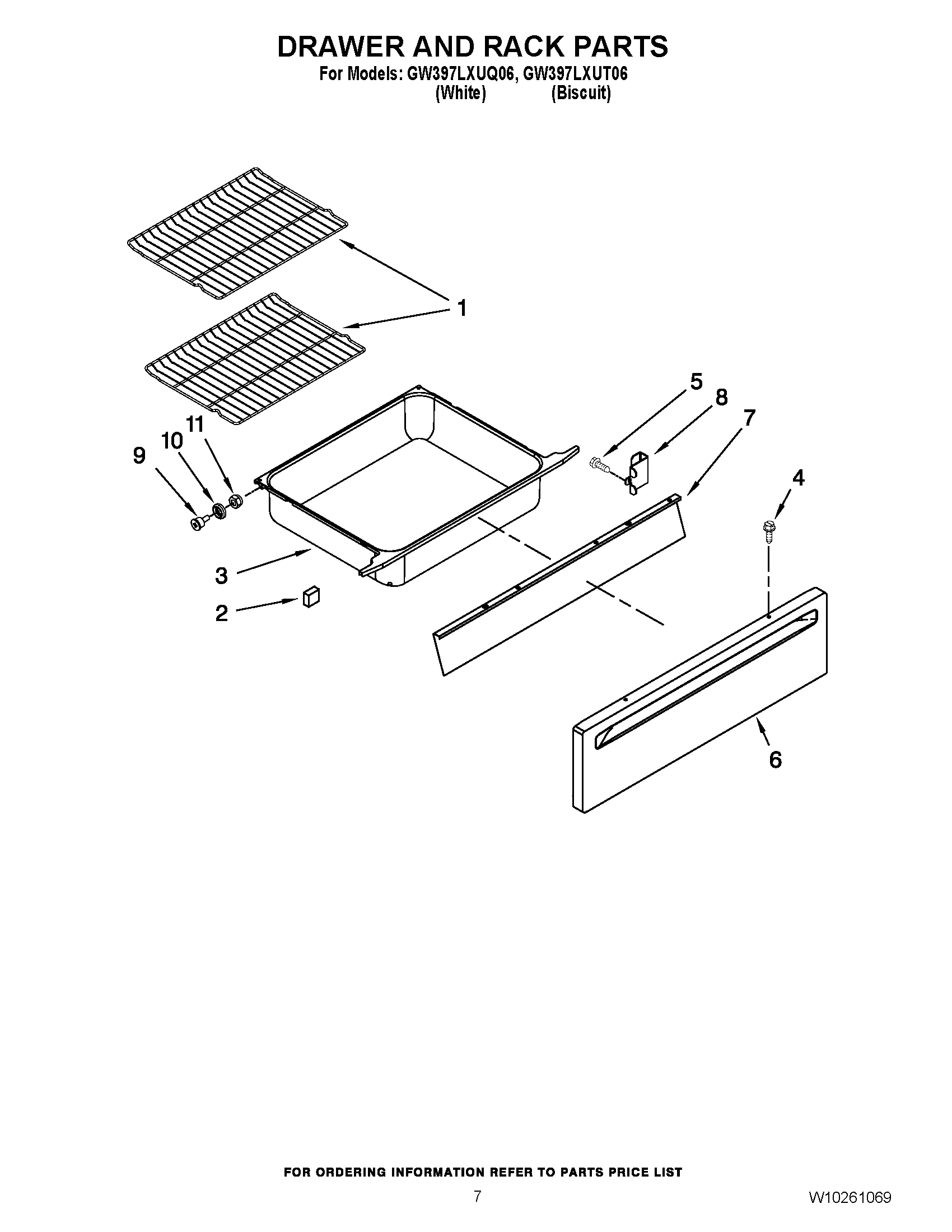 05 - DRAWER AND RACK PARTS