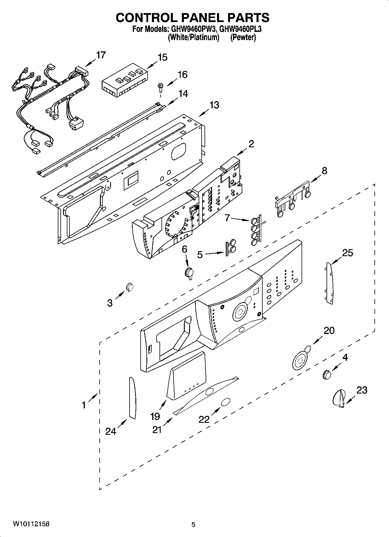 03 - CONTROL PANEL PARTS