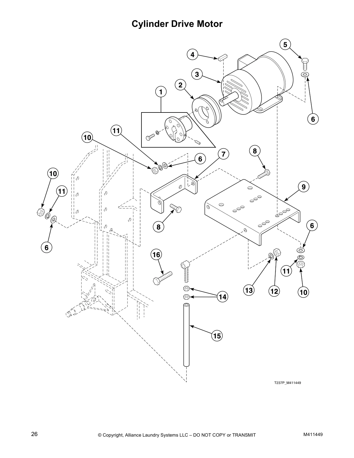 Cylinder Drive Motor