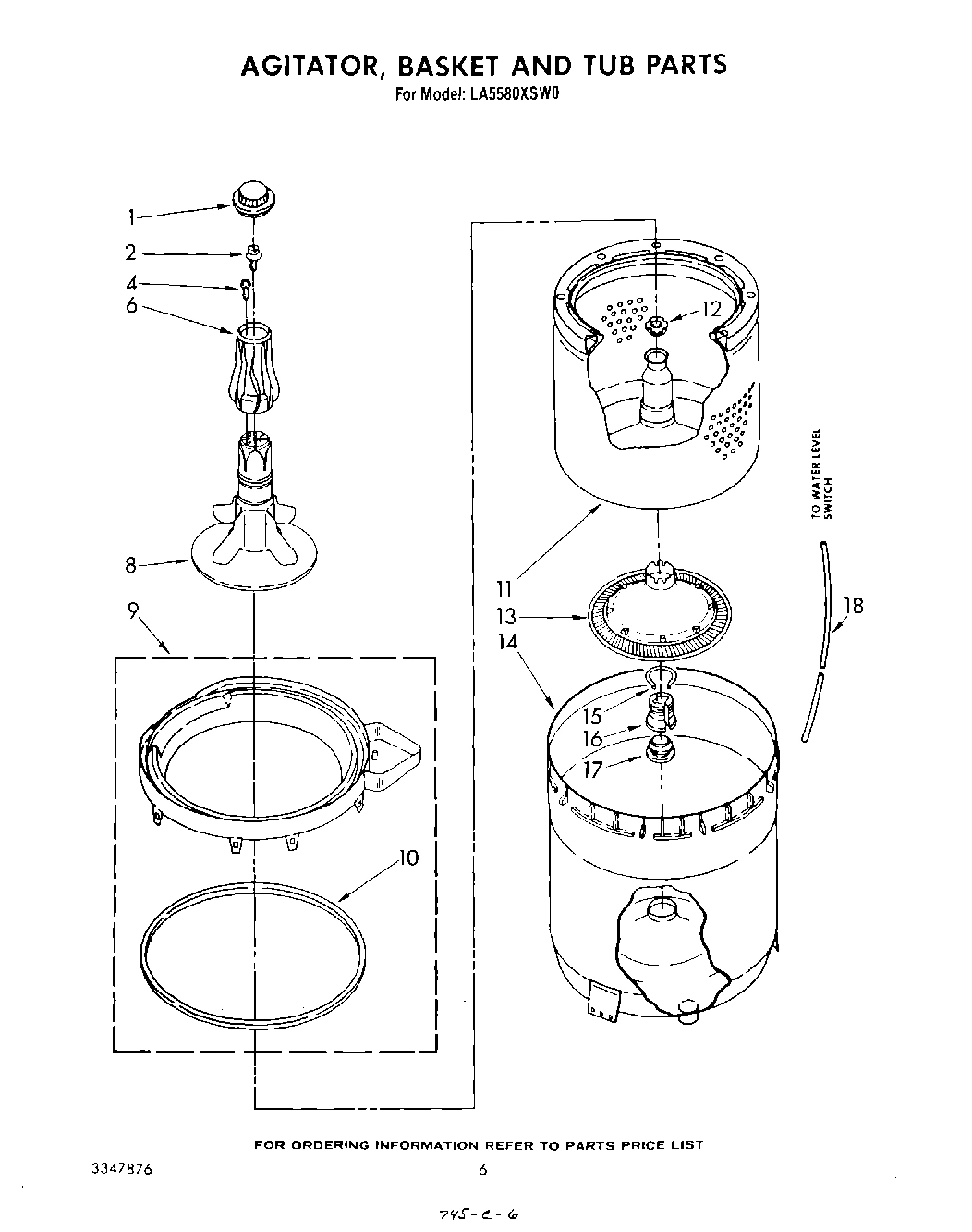 04 - AGITATOR, BASKET AND TUB