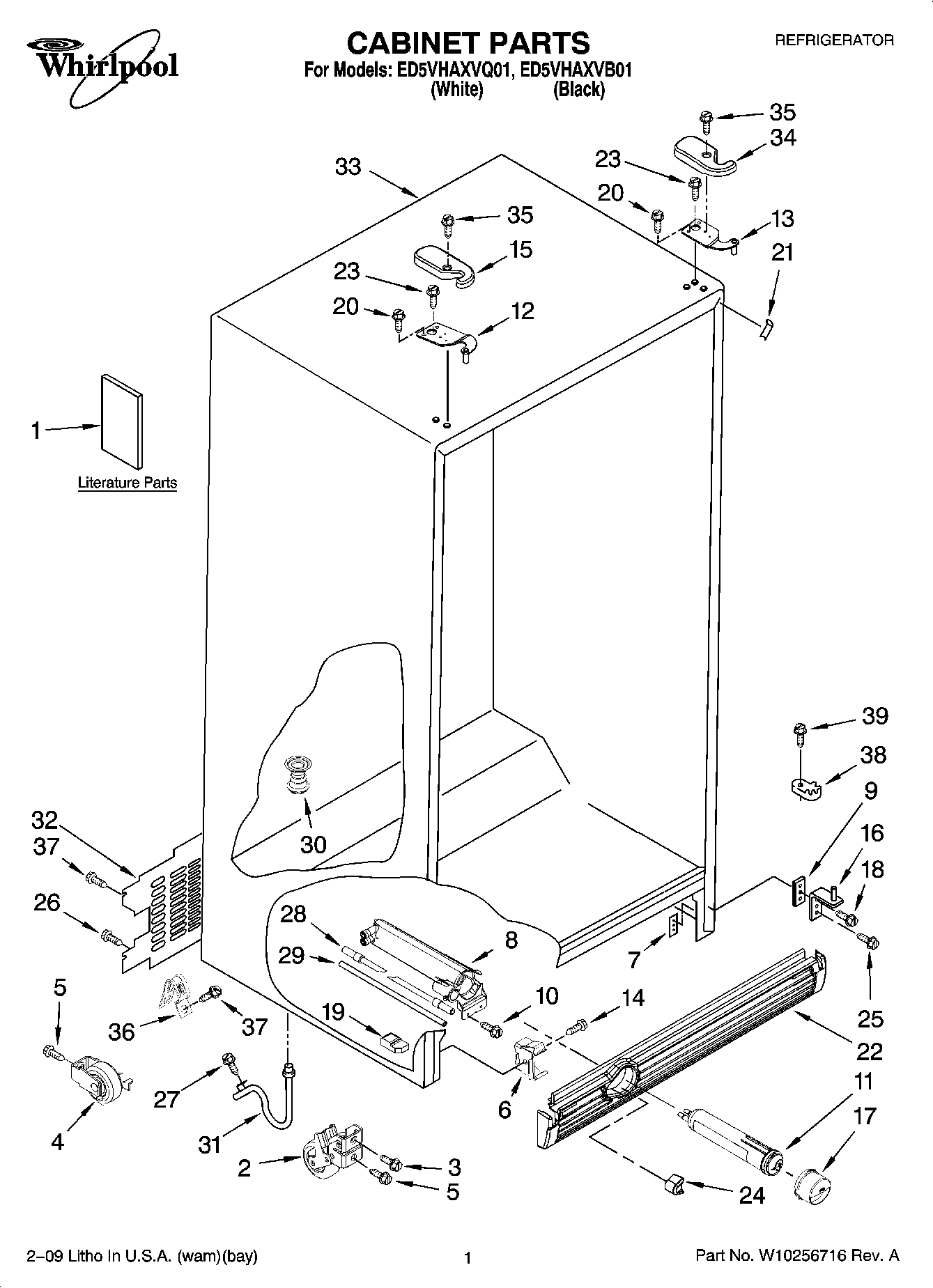01 - CABINET PARTS