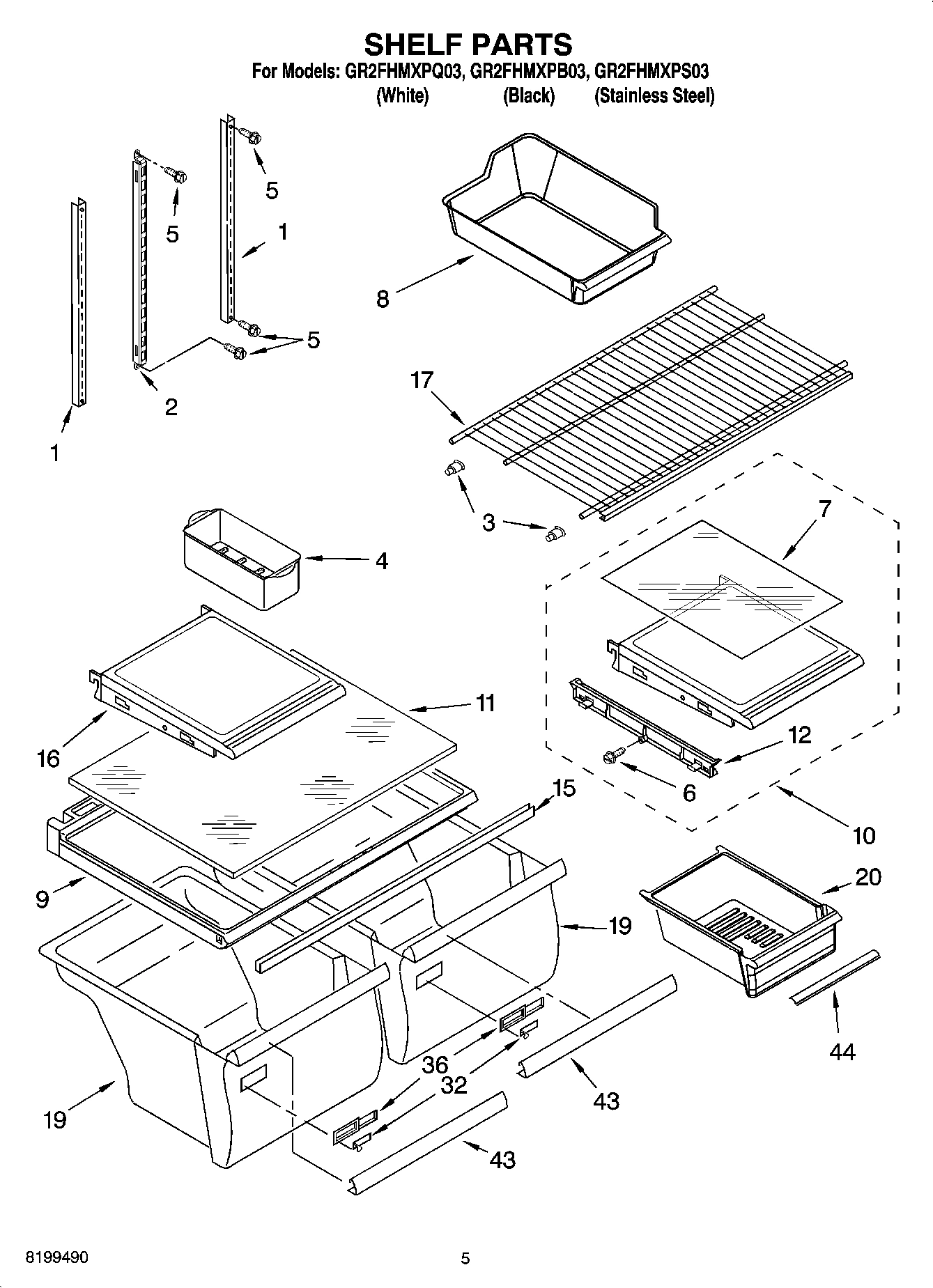 03 - SHELF PARTS