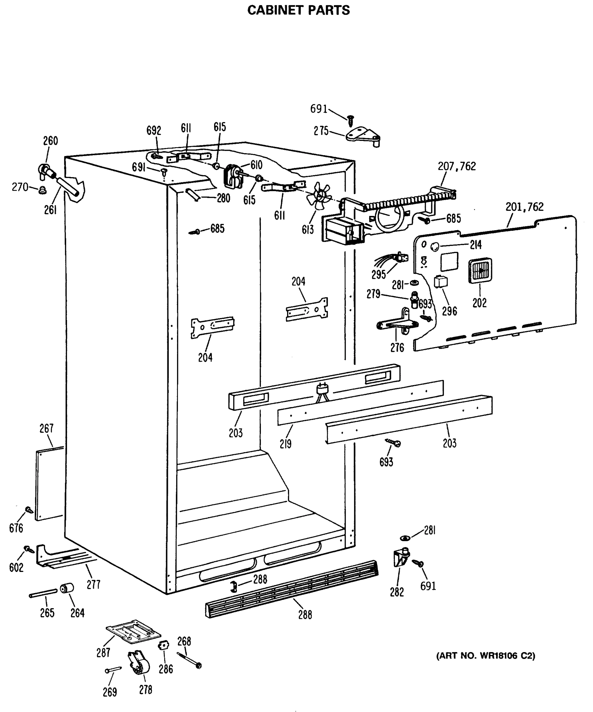 CABINET PARTS