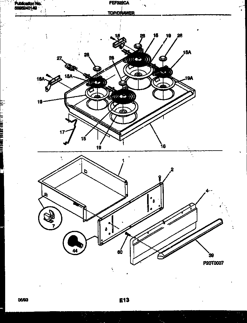 04 - COOKTOP AND DRAWER PARTS