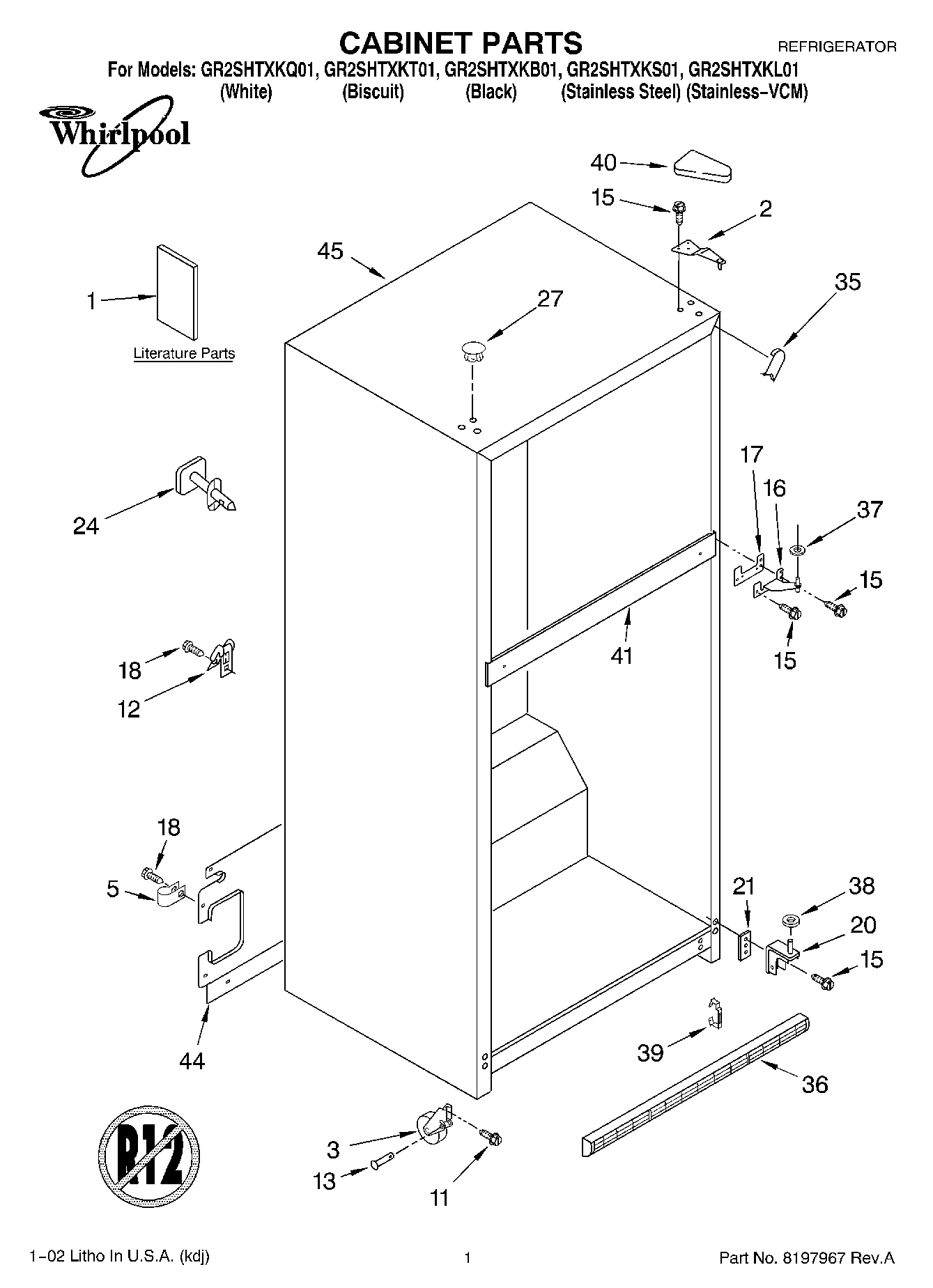 01 - CABINET, LITERATURE