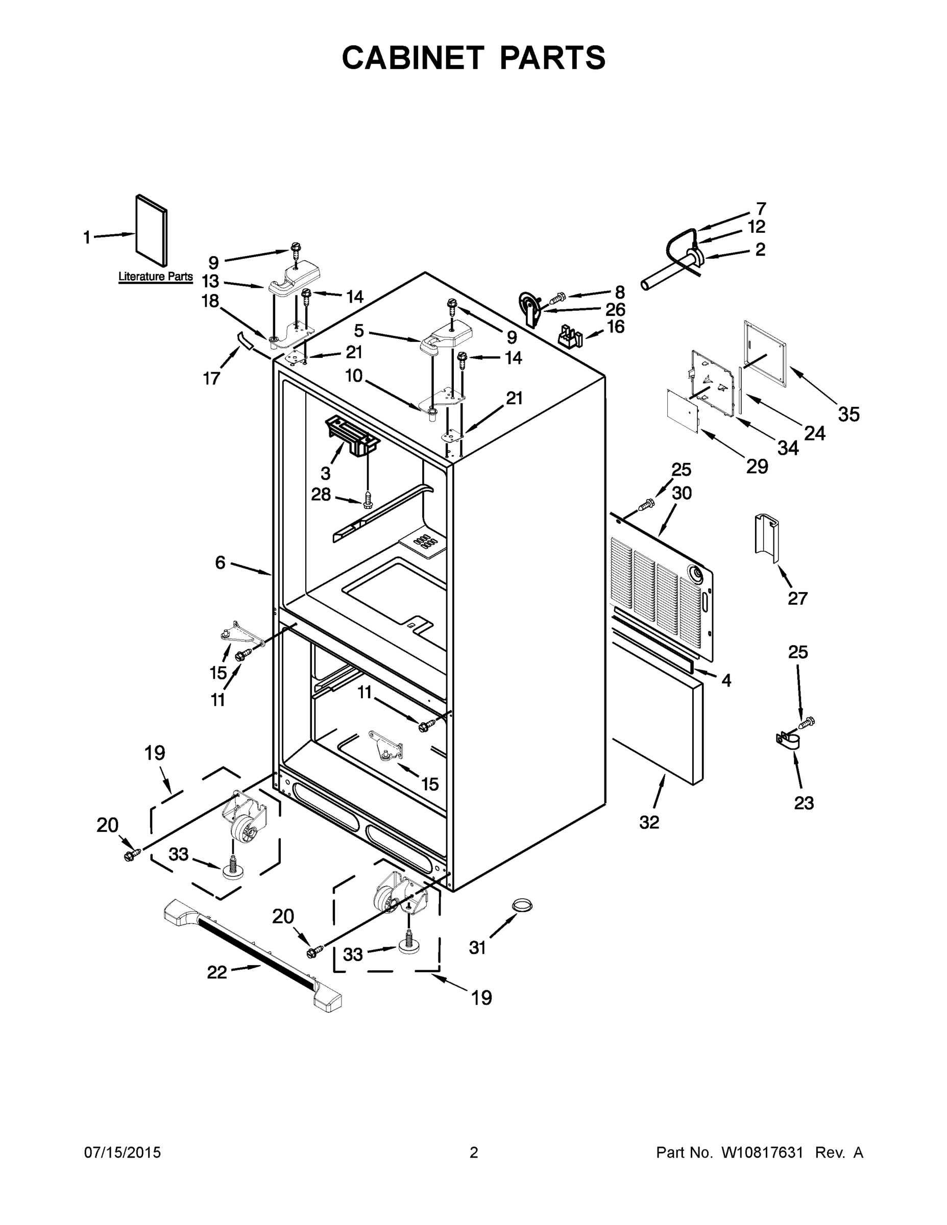 02 - CABINET PARTS