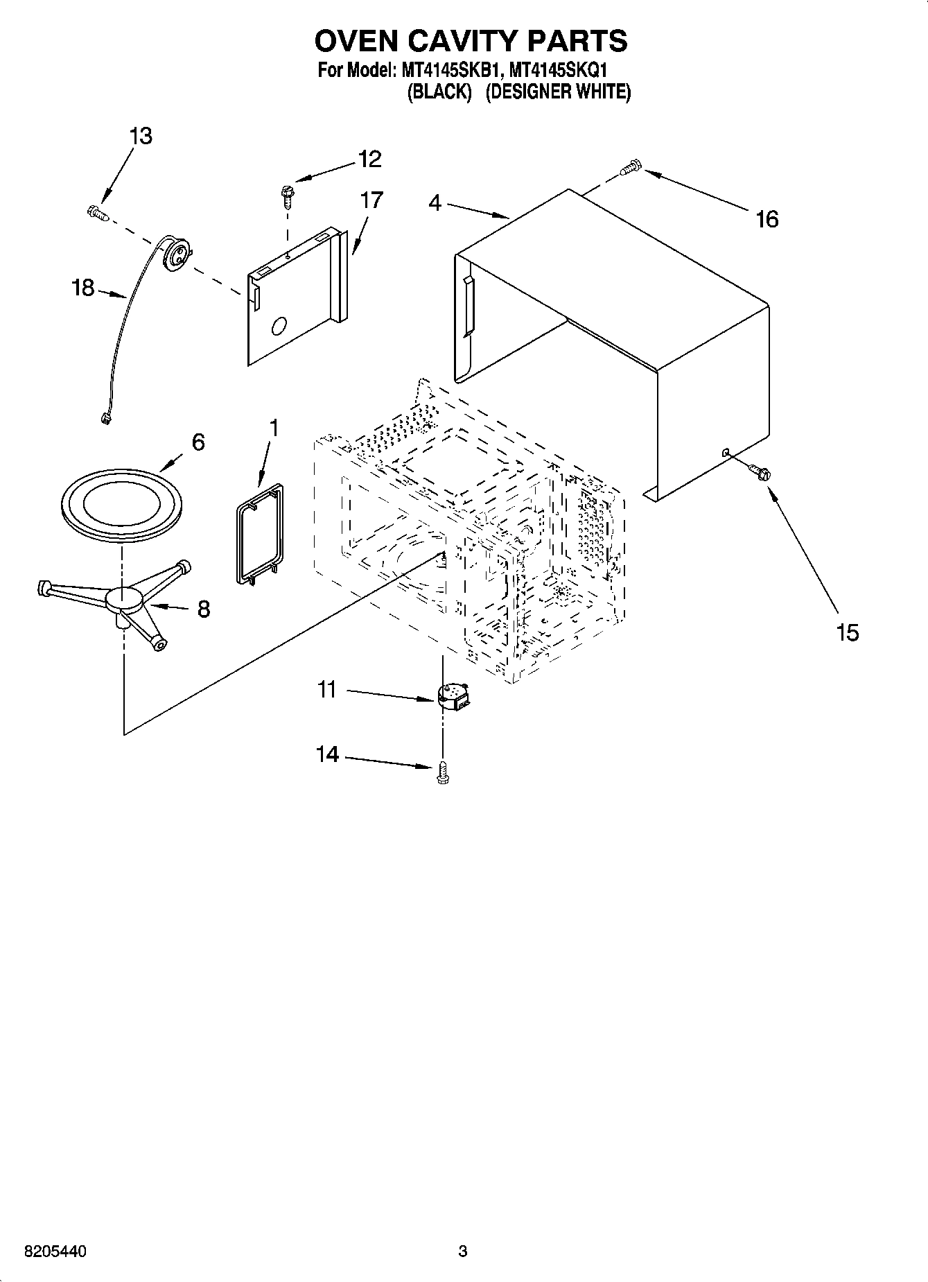 03 - OVEN CAVITY PARTS