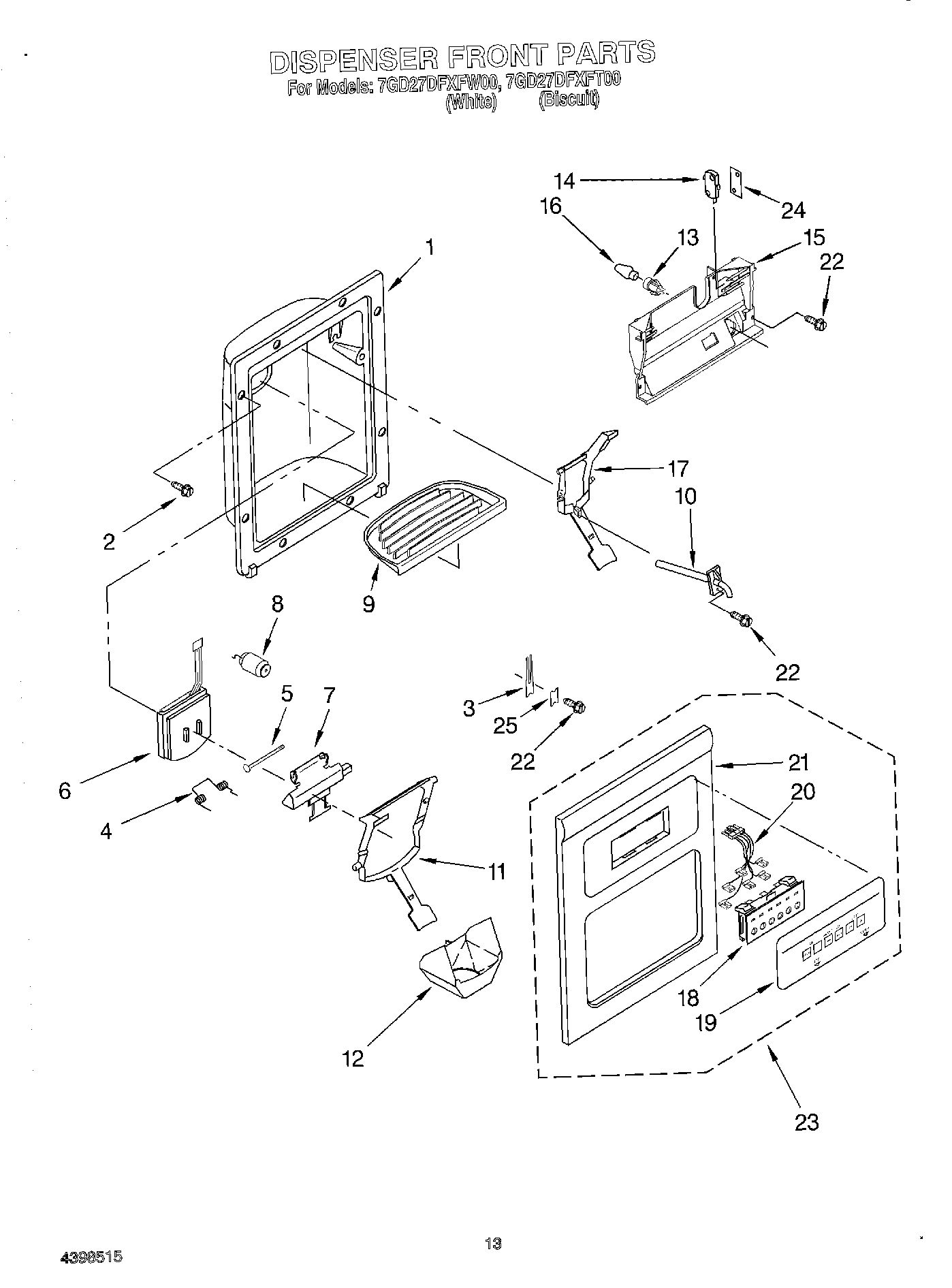 08 - DISPENSER FRONT