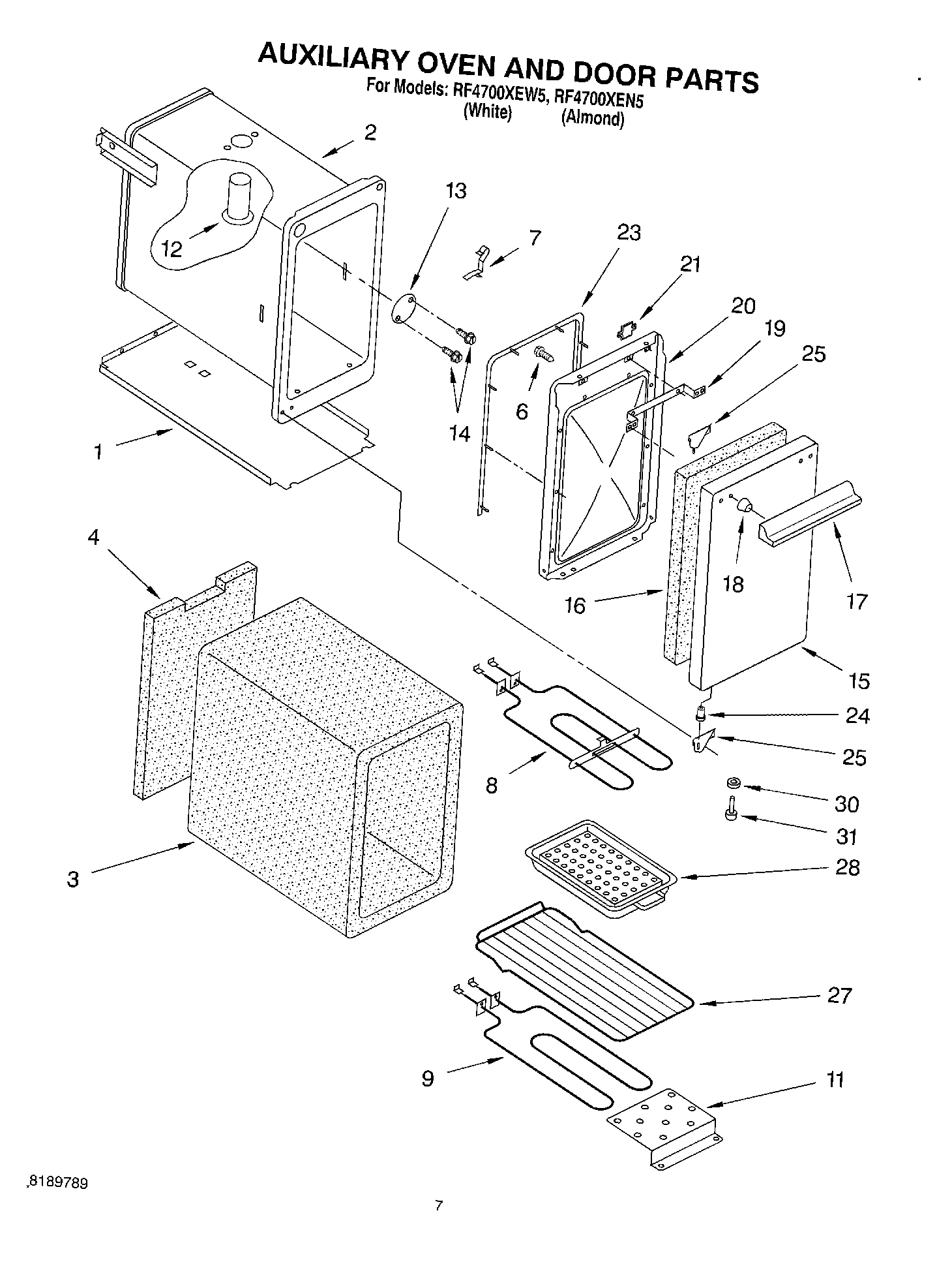 04 - AUXILIARY OVEN AND DOOR