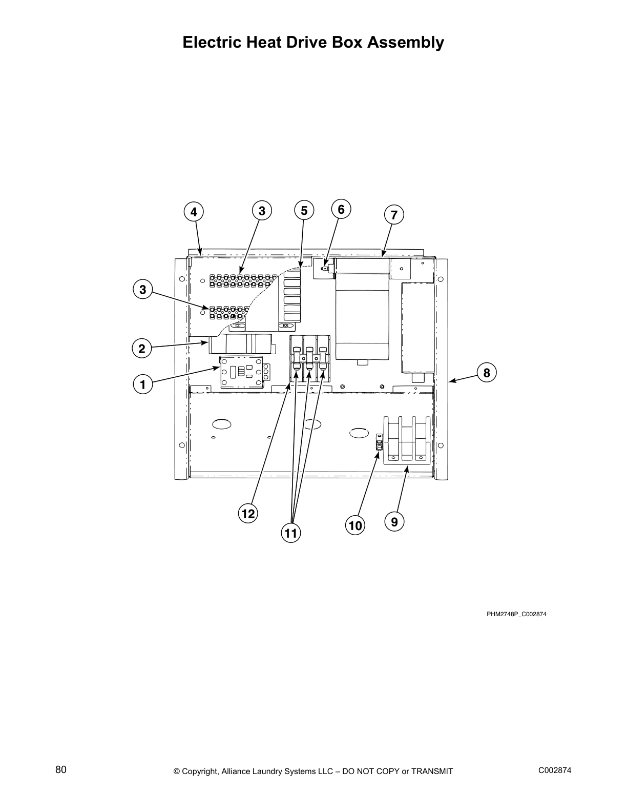 Electric Heat Drive Box Assembly