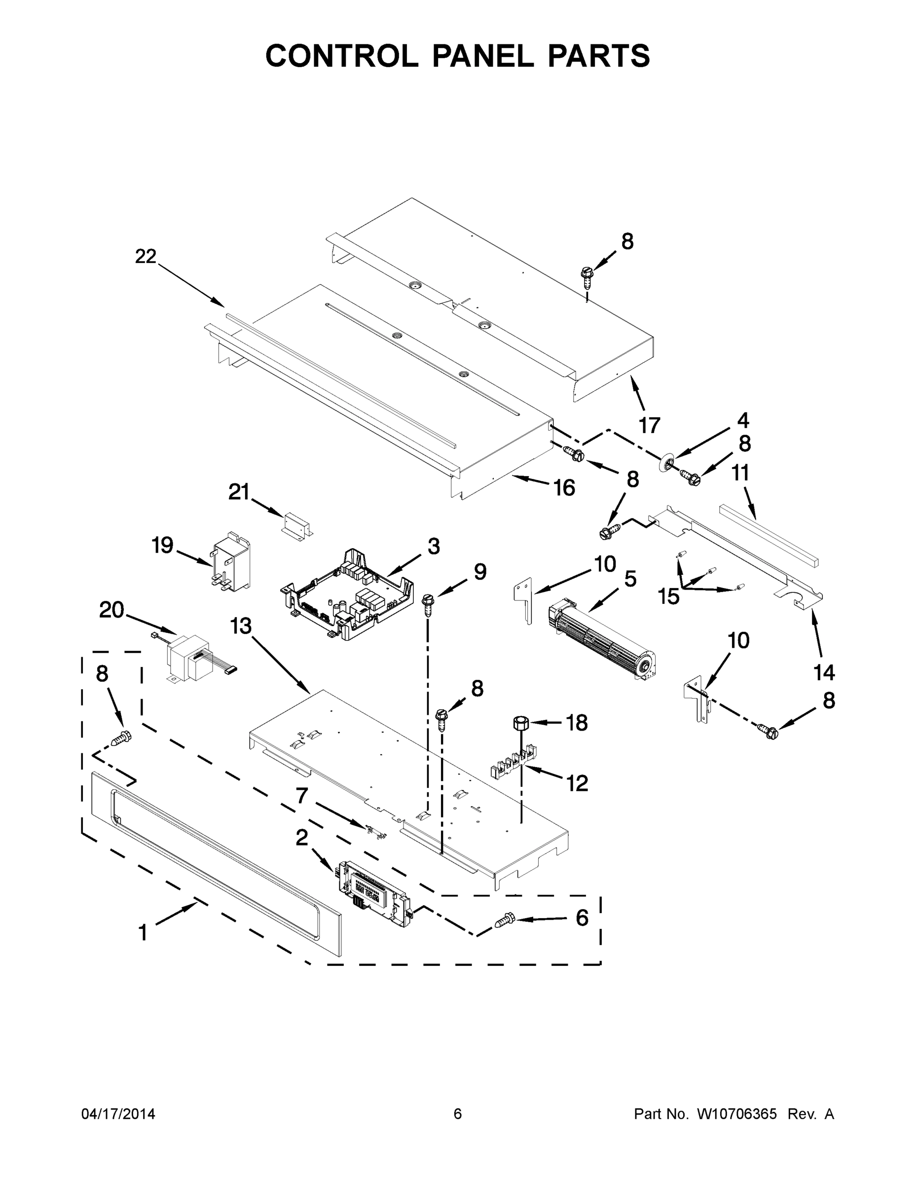 04 - CONTROL PANEL PARTS